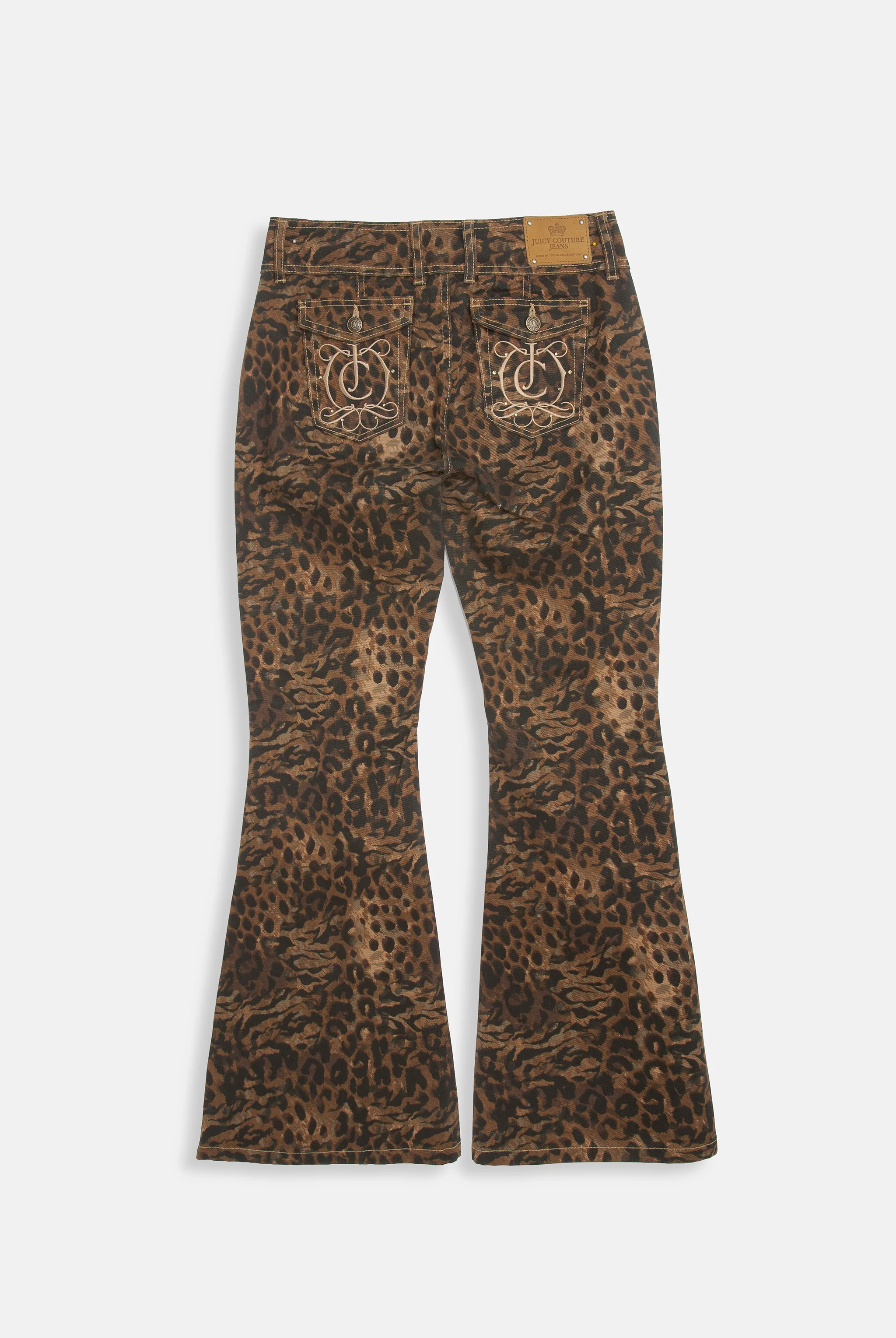 ANIMAL LOW RISE FLARED JEANS - Image 7