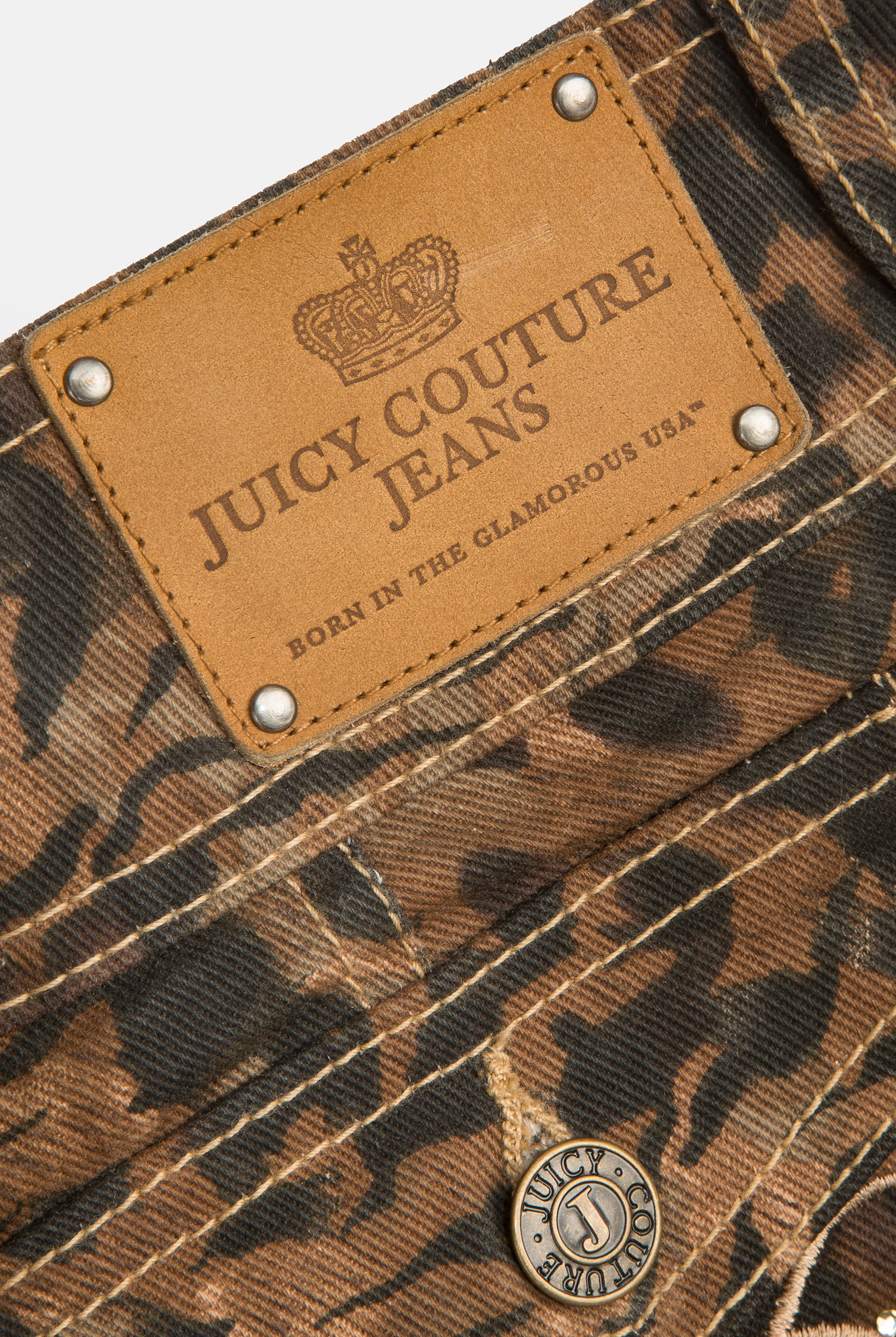 ANIMAL DENIM LACE UP SHORTS - Image 13