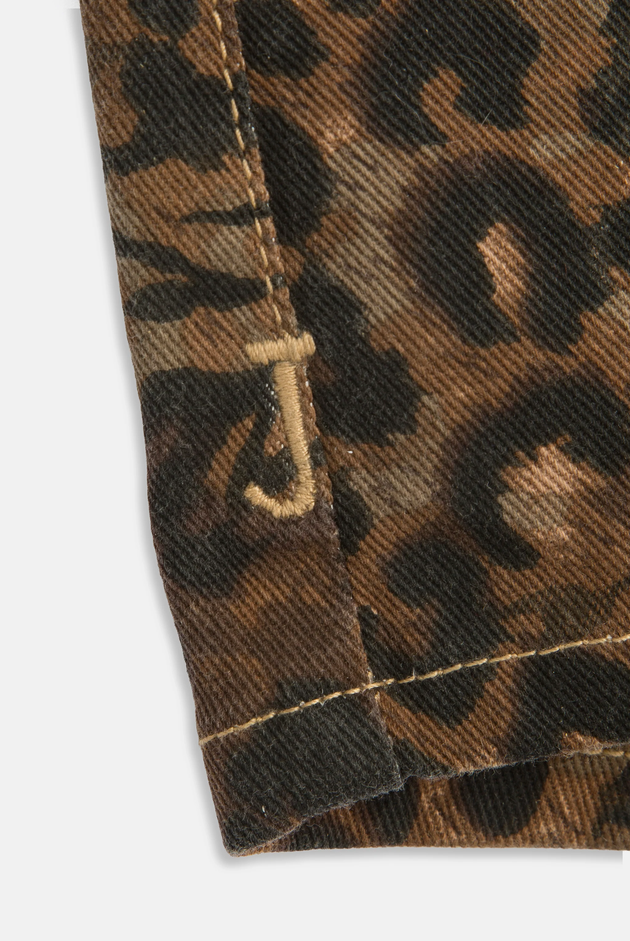 ANIMAL DENIM LACE UP SHORTS - Image 9