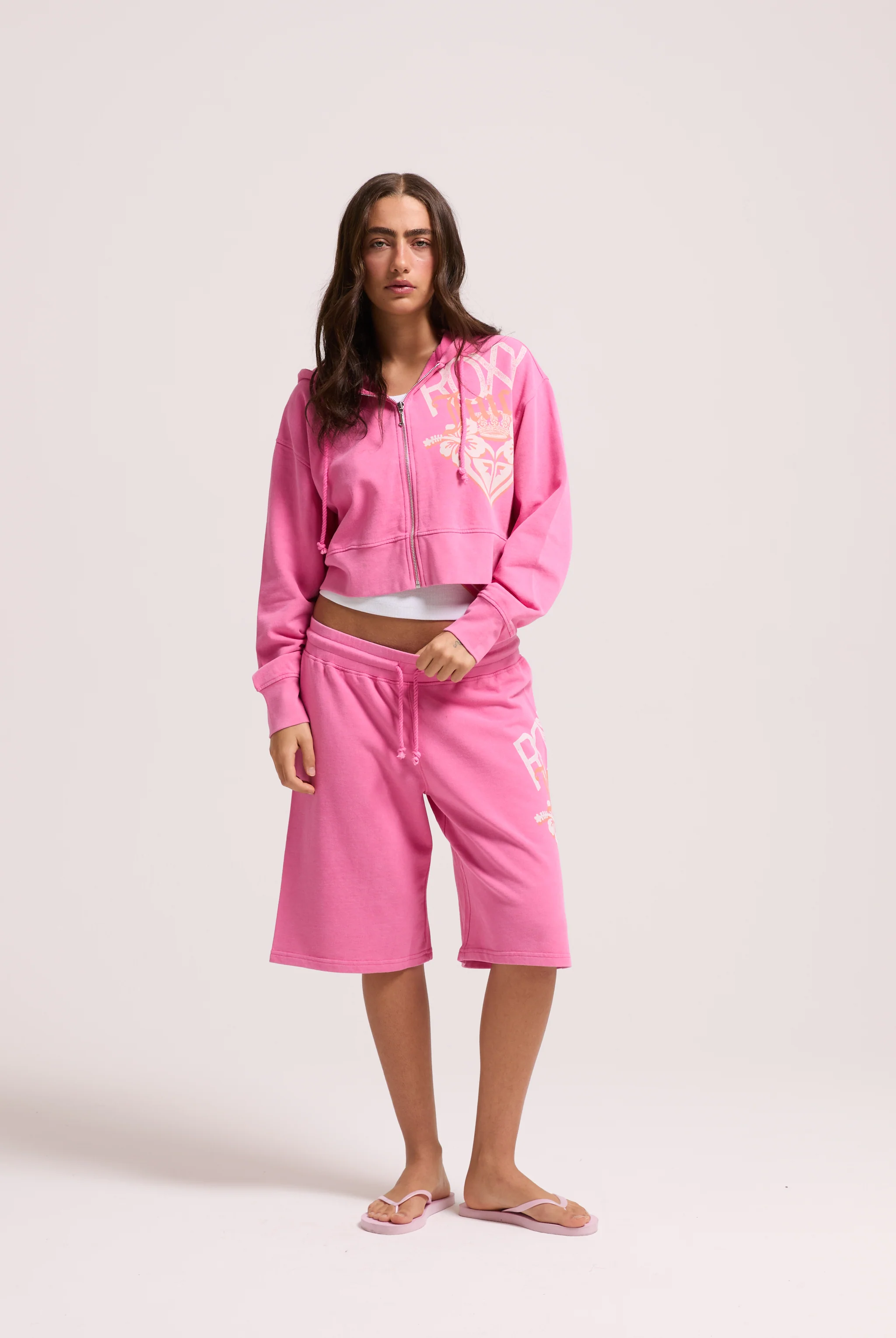 AZALEA PINK ROXY x JUICY COUTURE BOXY HOODIE - Image 4
