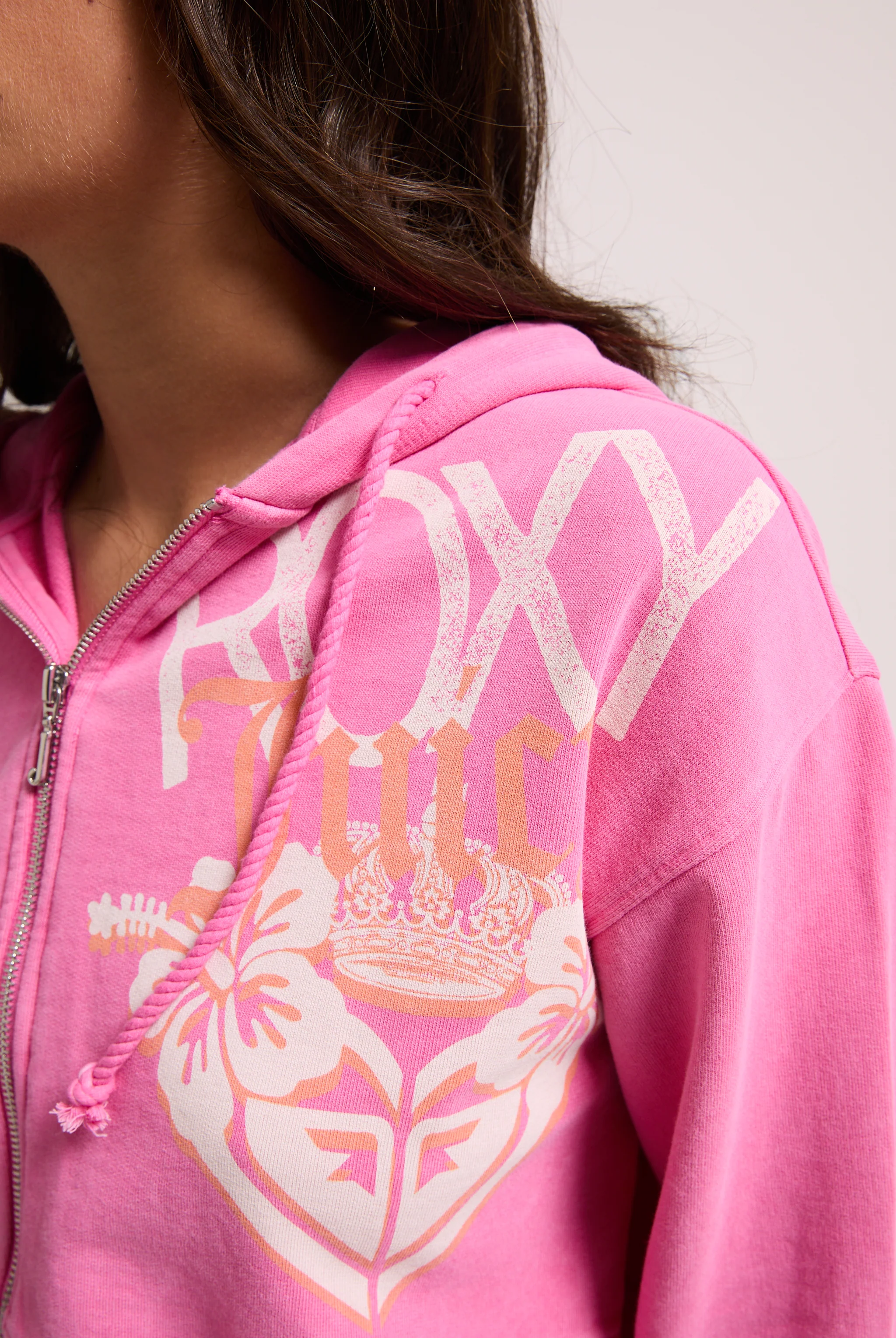 AZALEA PINK ROXY x JUICY COUTURE BOXY HOODIE - Image 5