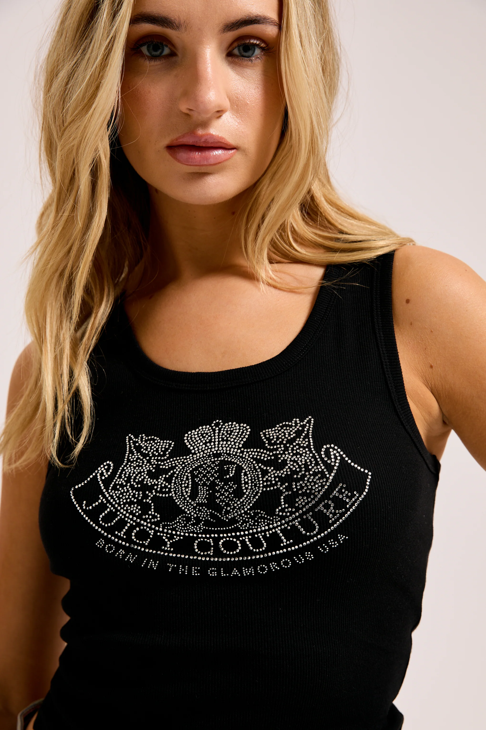 BLACK DIAMANTÉ DOG CREST VEST - Image 4