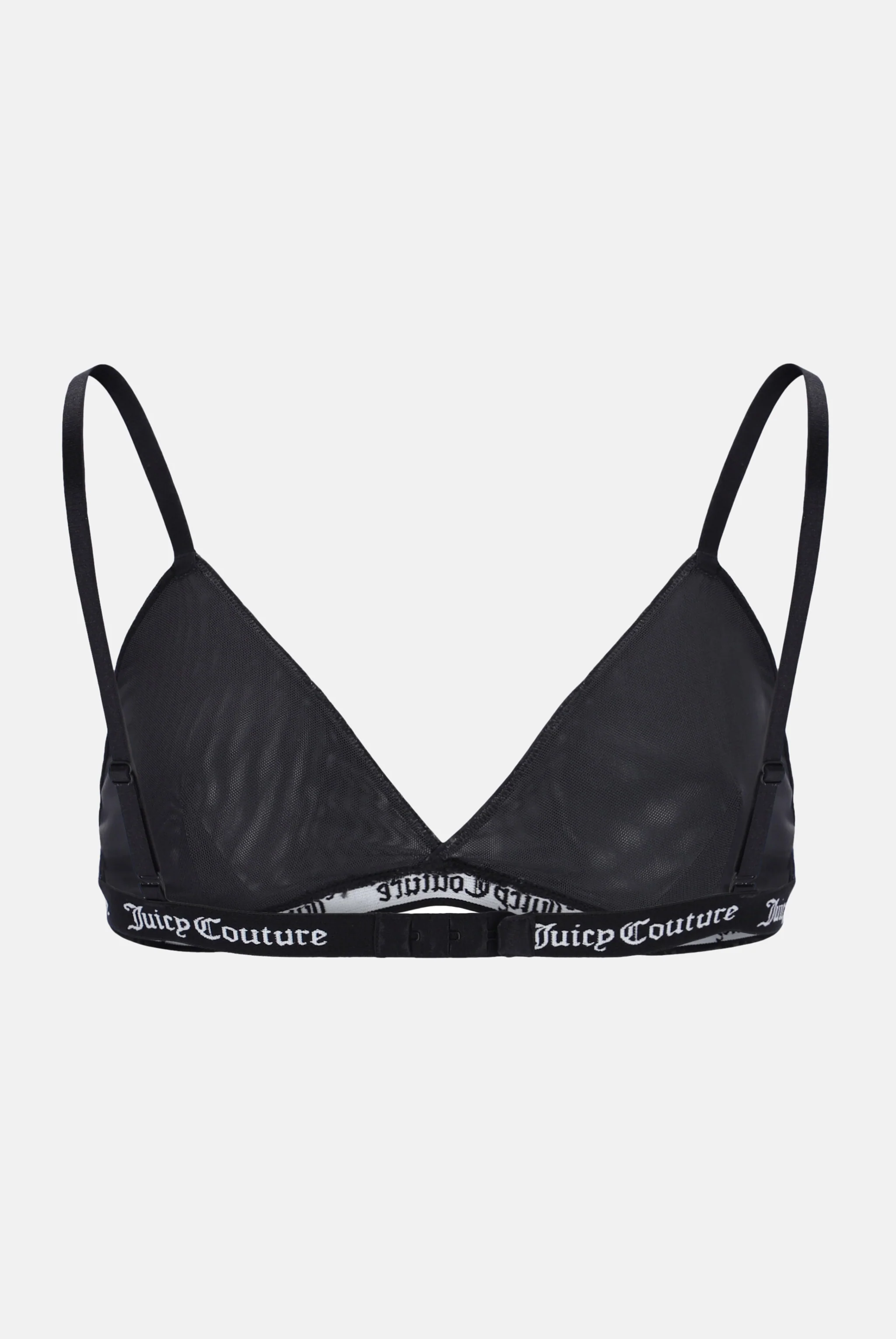 BLACK TIGER PRINT MESH TRIANGLE BRA - Image 2
