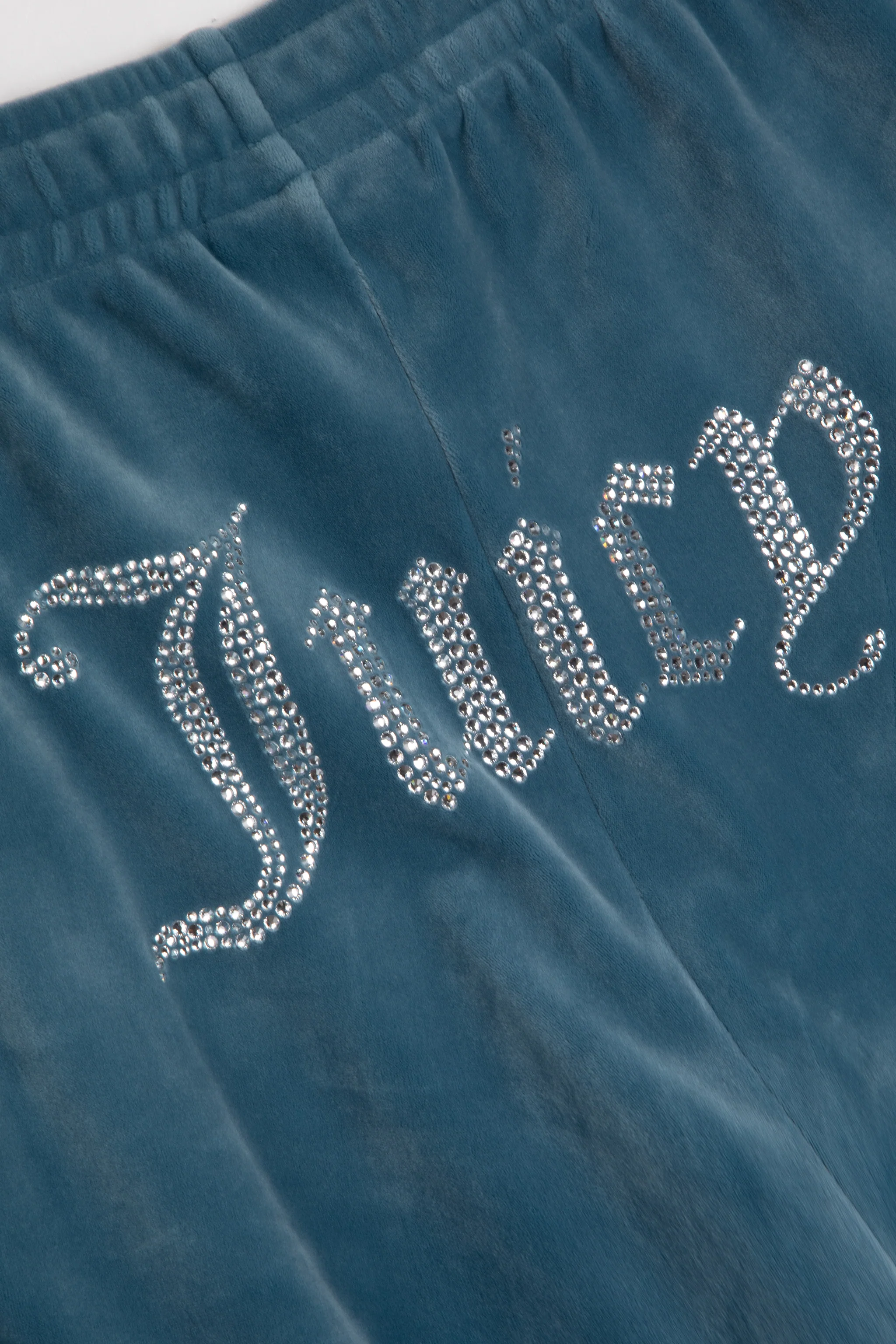 BLUESTONE VELOUR DIAMANTÉ TRACKSUIT BOTTOM - Image 6