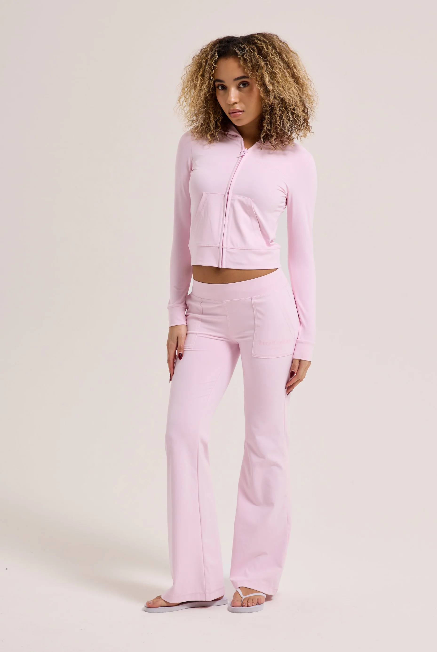 CHERRY BLOSSOM PEACHED ACTIVE FITTED HOODIE - Image 4