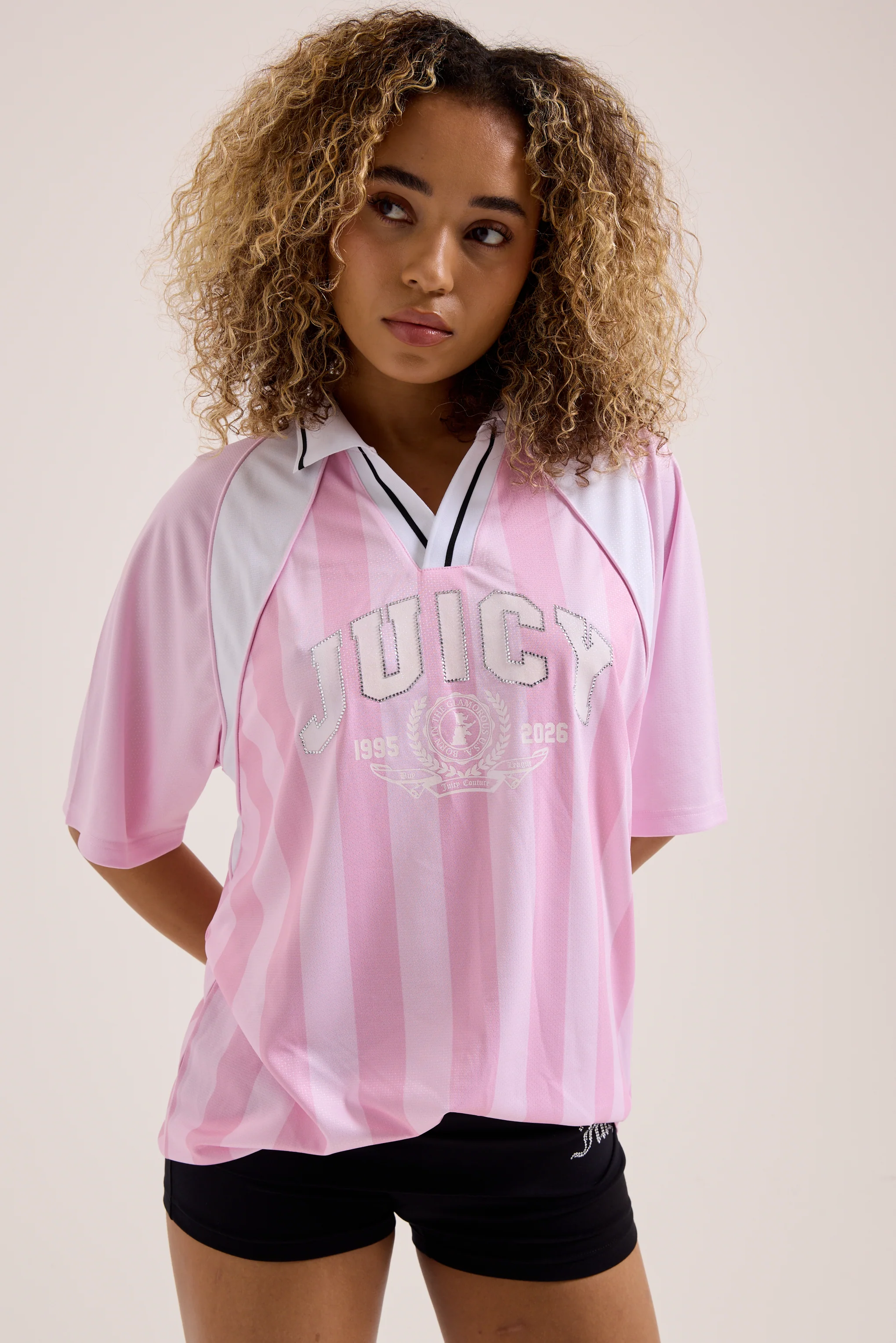 CHERRY BLOSSOM FOOTBALL POLO SHIRT