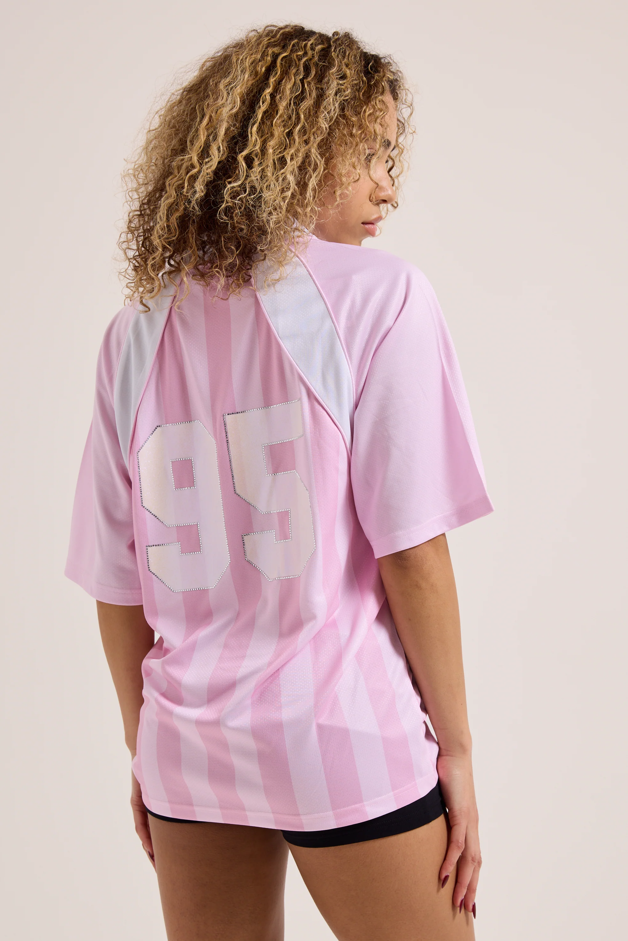 CHERRY BLOSSOM FOOTBALL POLO SHIRT - Image 4