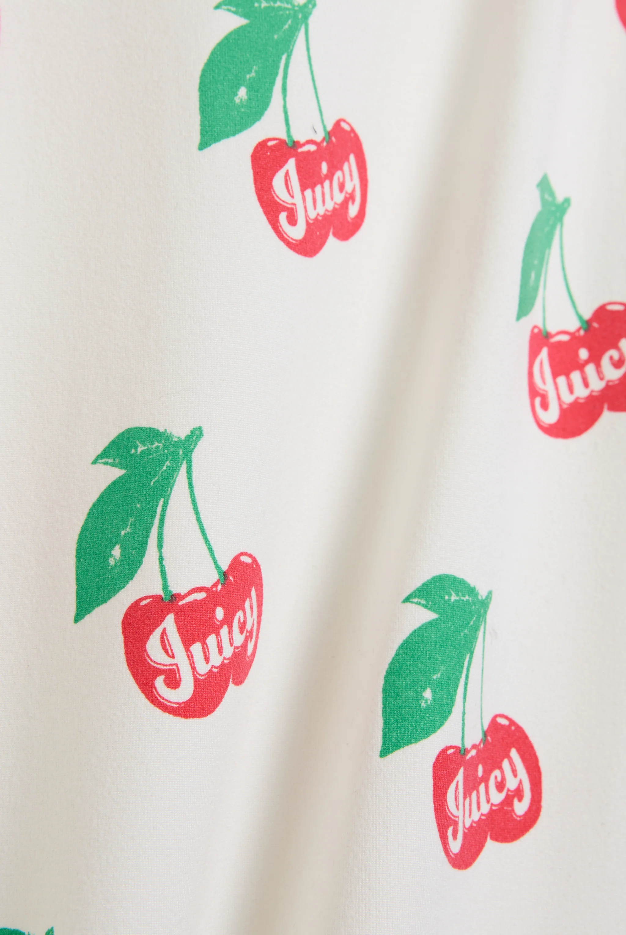 CHERRY PRINT PYJAMA SET WITH SCRUNCHIE - Image 6