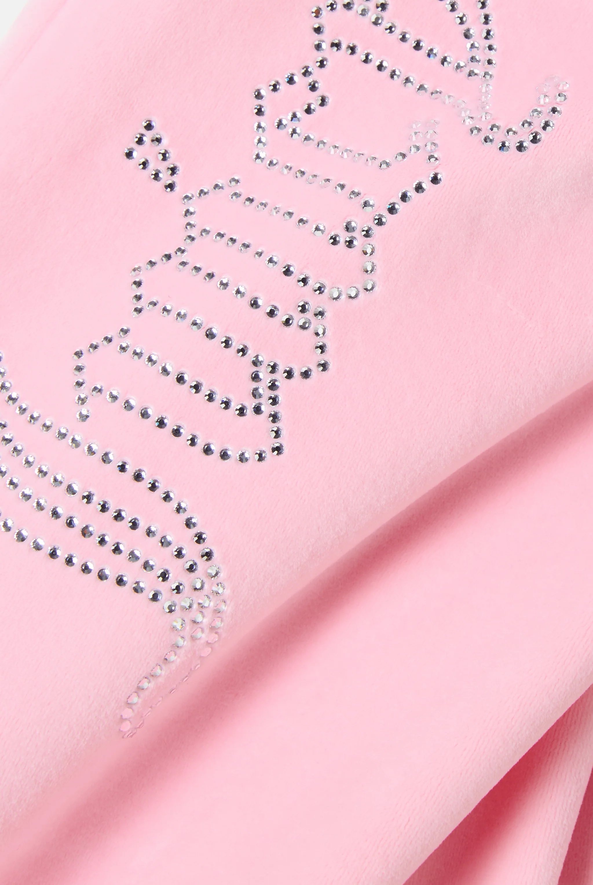 JUICY PINK OUTLINE DIAMANTÉ CLASSIC VELOUR LOW RISE  PANT - Image 4