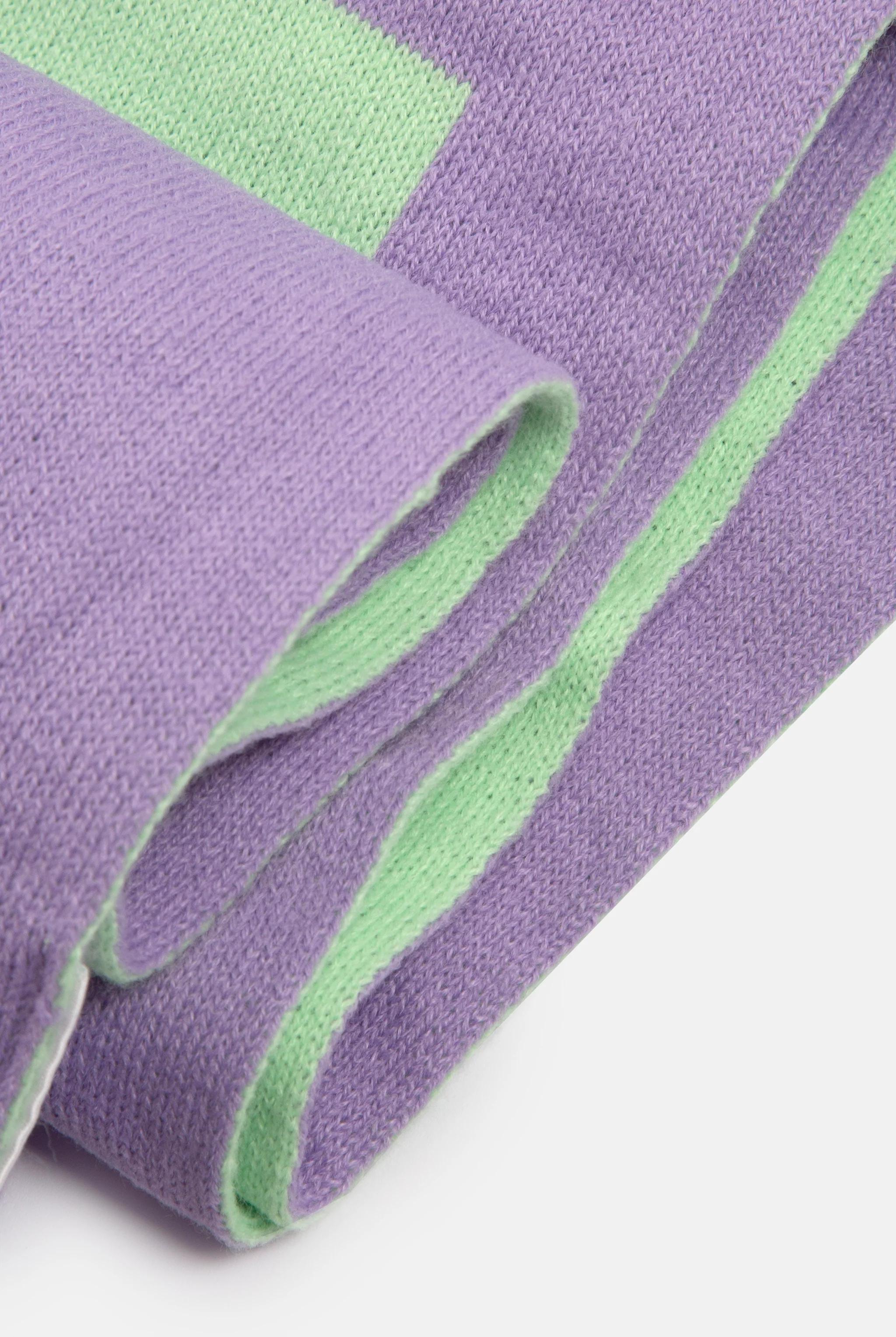 VIOLET TULIP / MINT CONTRAST FOOTBALL SCARF - Image 8