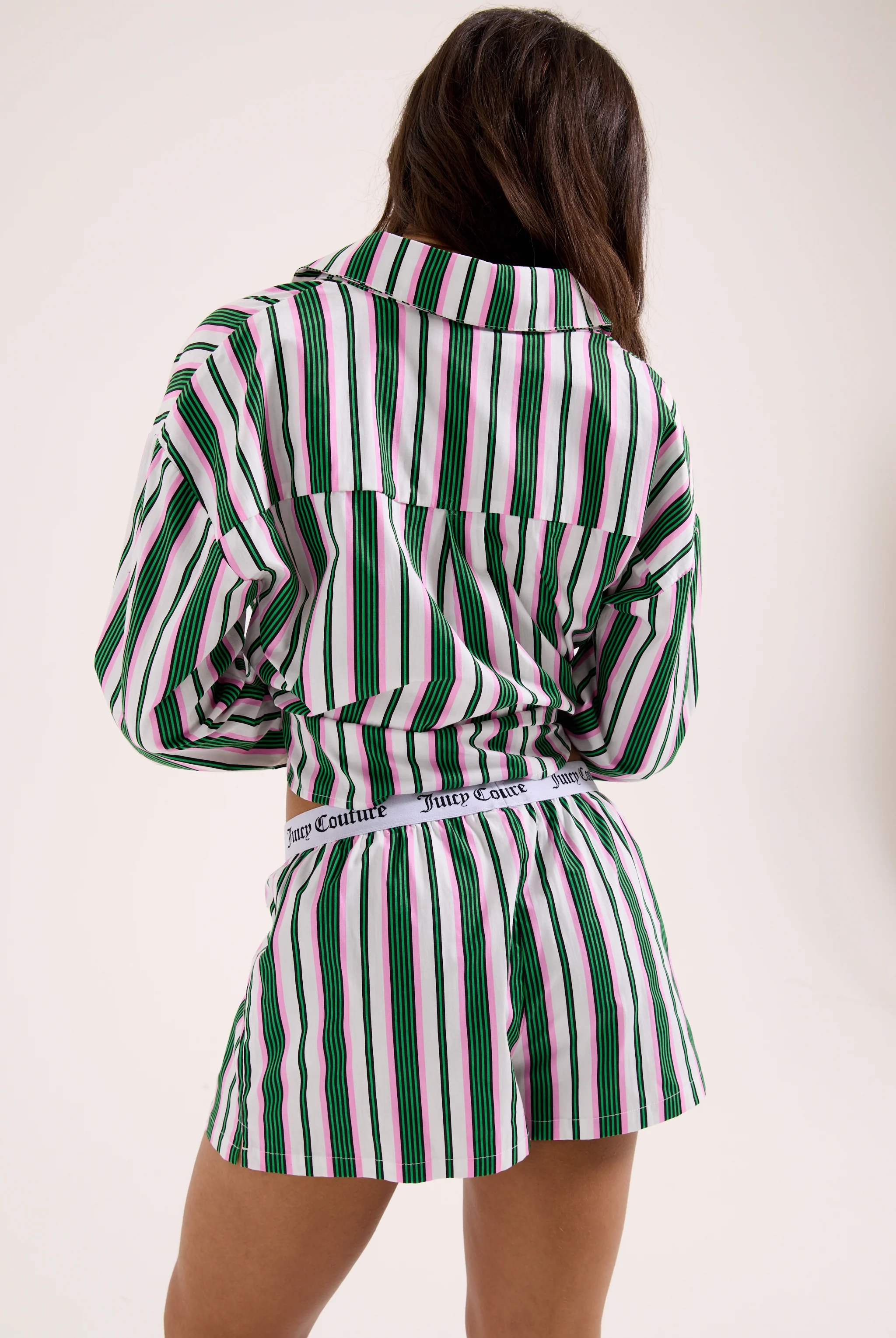 GREEN STRIPE COTTON BOXER - Image 7