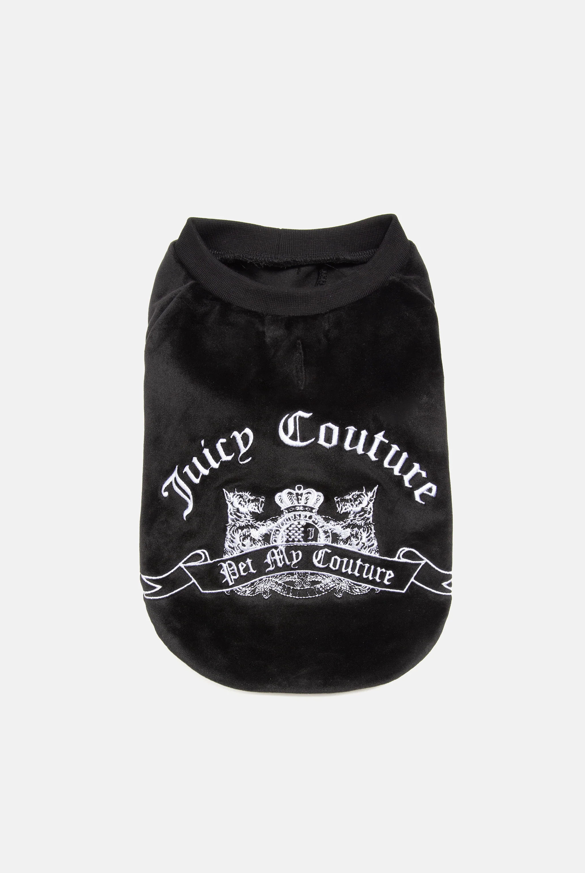 BLACK CREST EMBROIDERED DOG SWEATER - Image 3