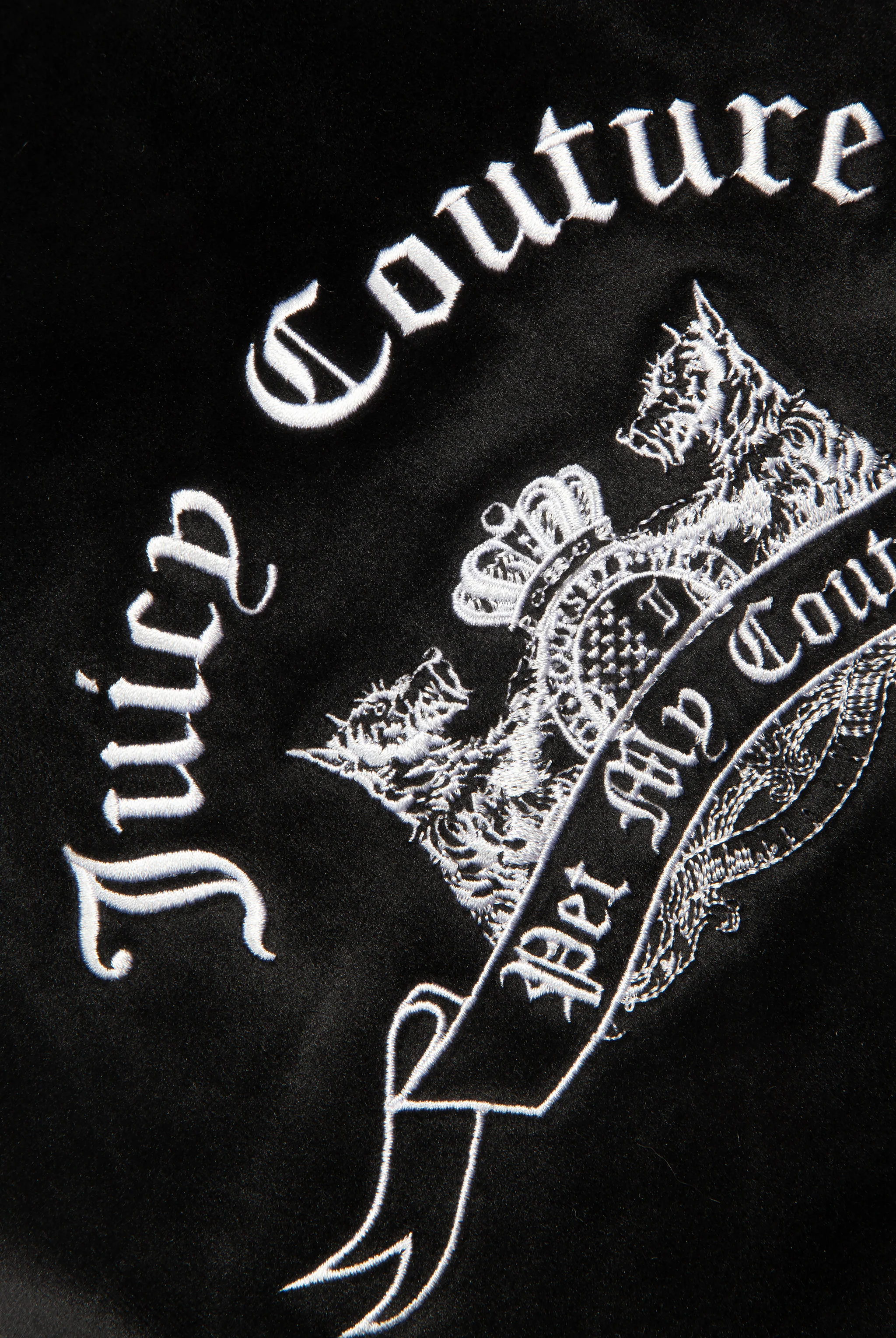 BLACK CREST EMBROIDERED DOG SWEATER - Image 4