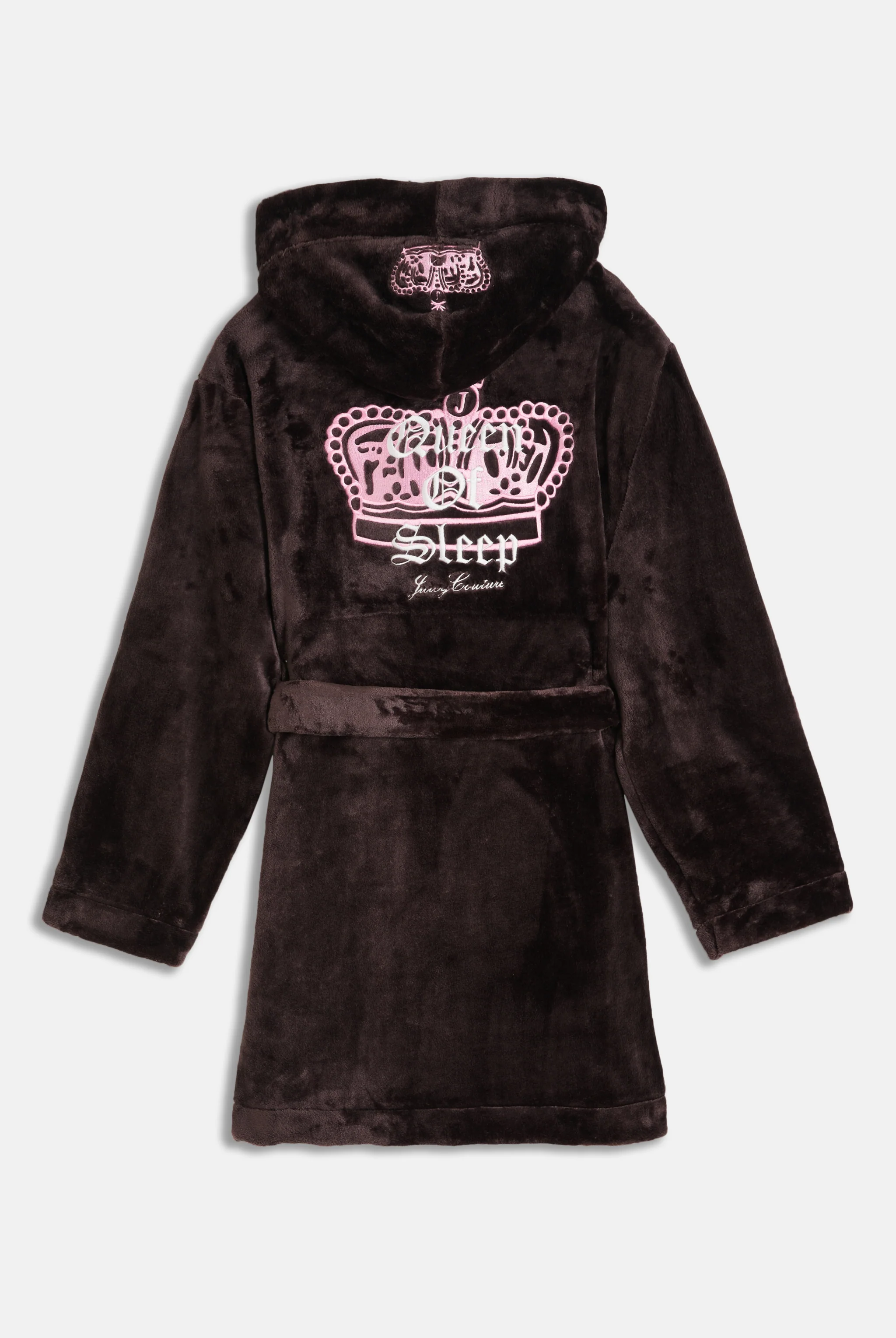 JAVA CROWN PLUSH HOODED ROBE - Image 2