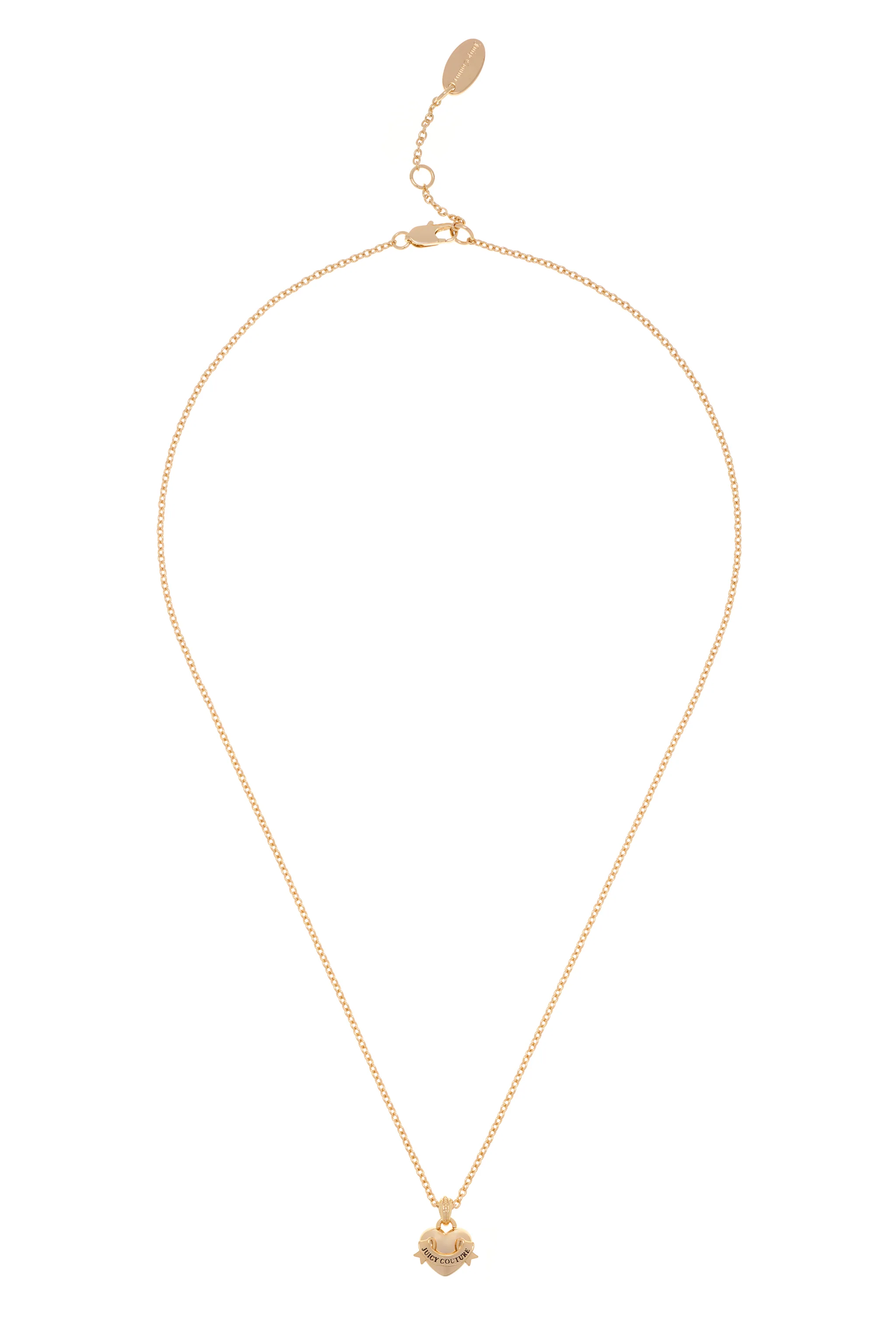 GOLD TONE ICON HEART SMALL PENDANT NECKLACE - Image 2