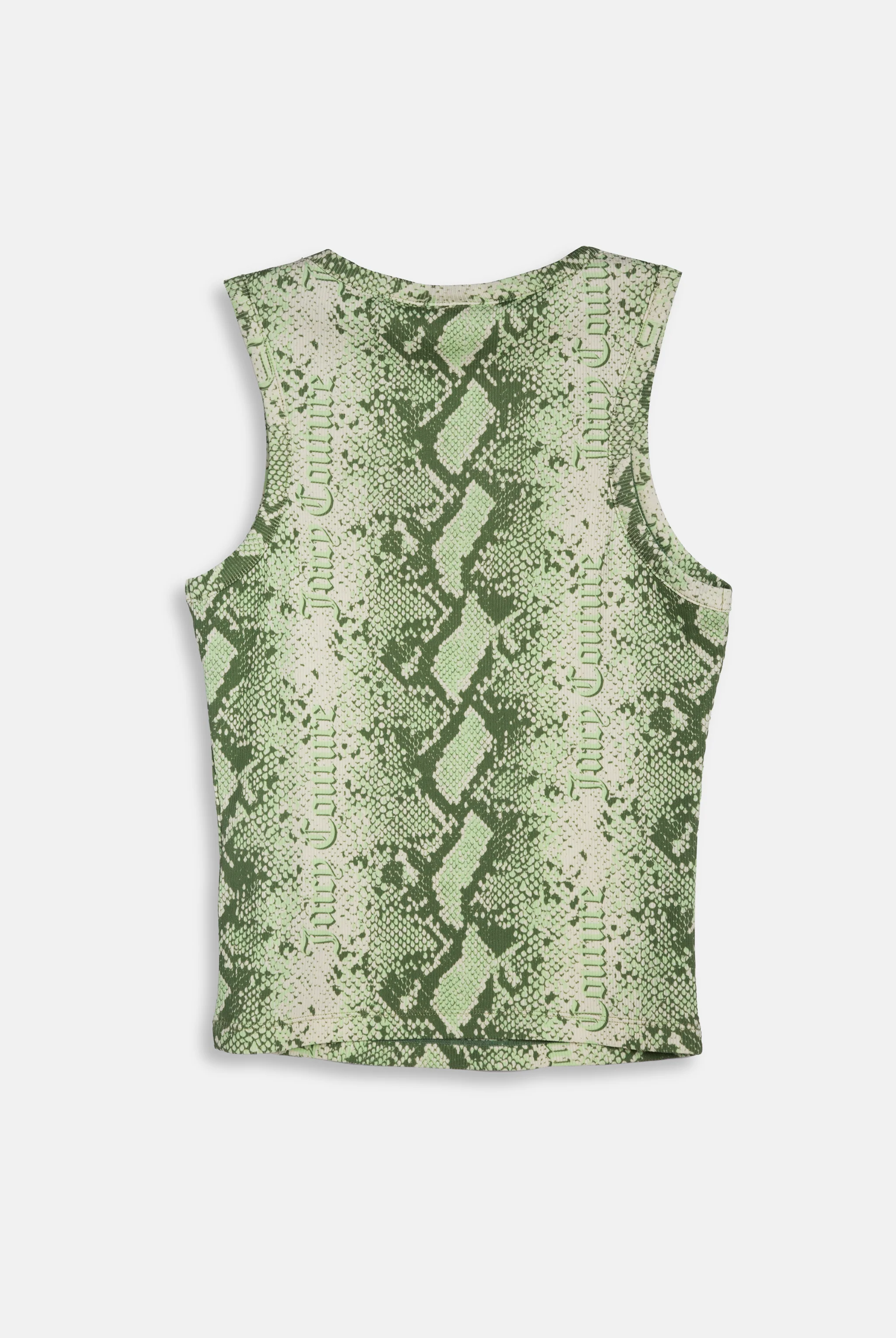 GREEN SNAKE PRINT DIAMANTÉ VEST - Image 5