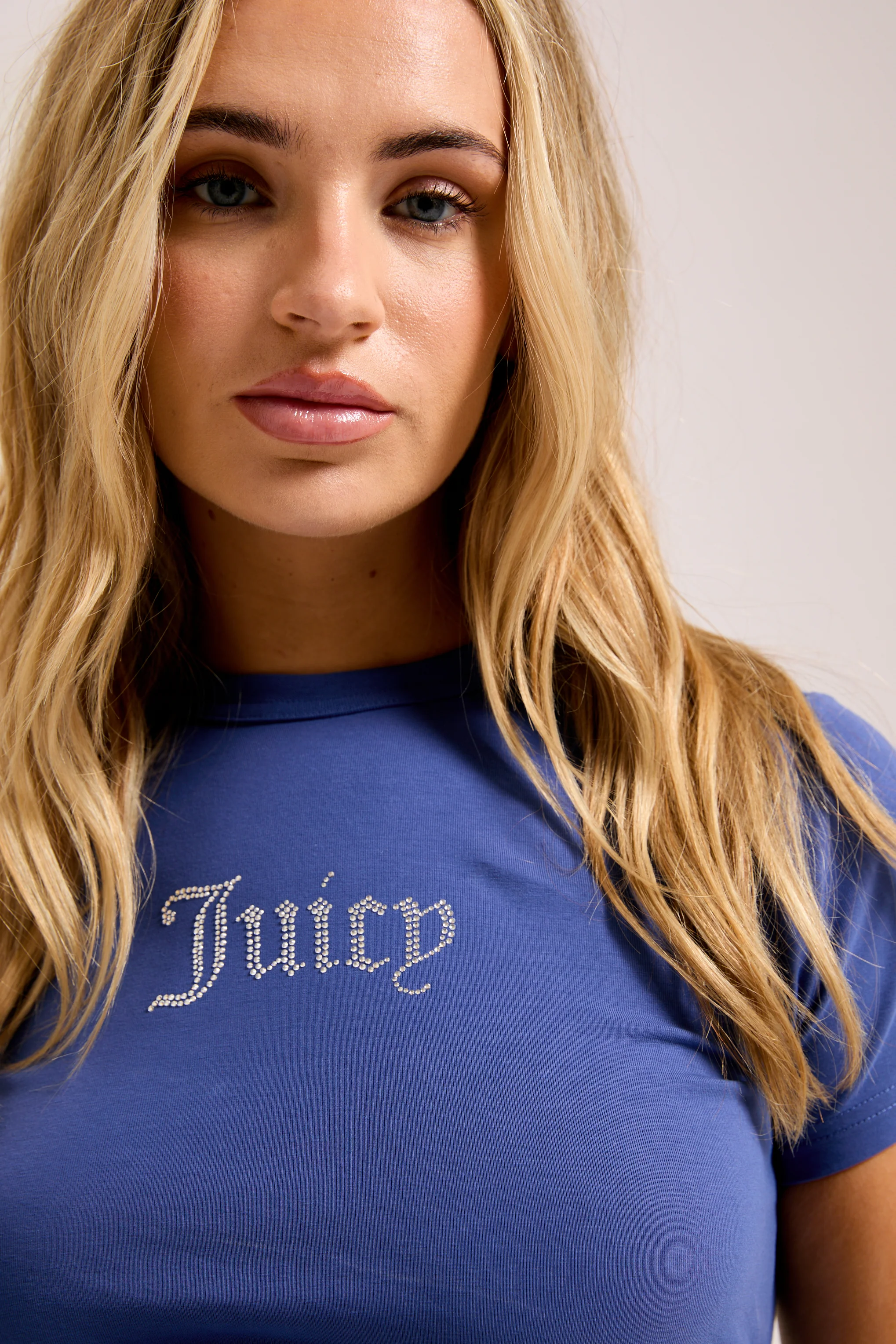 GREYBLUE DIAMANTÉ RUCHED T-SHIRT - Image 3