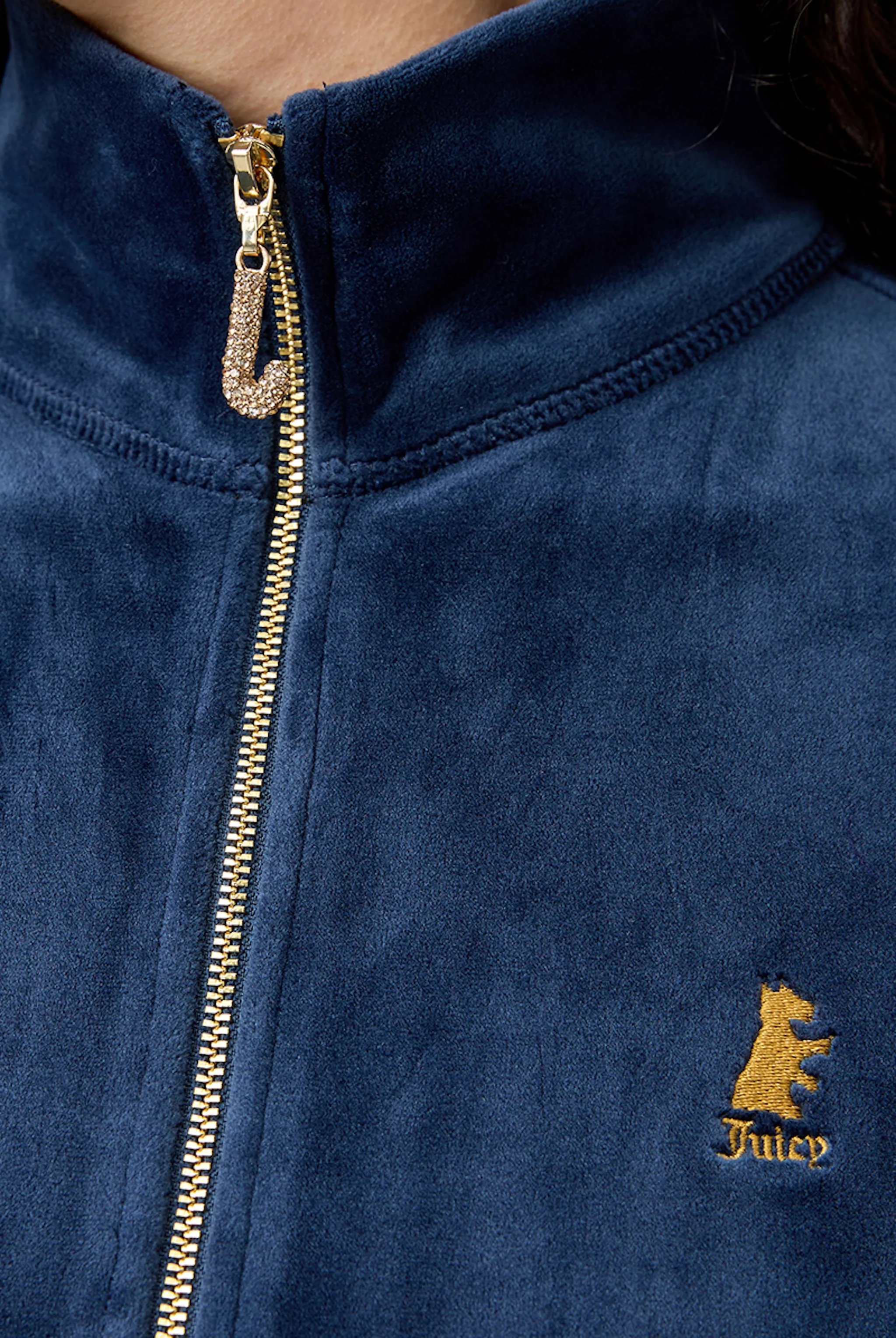 REGAL BLUE HERITAGE EAT CAKE VELOUR TRACK JACKET - Image 4
