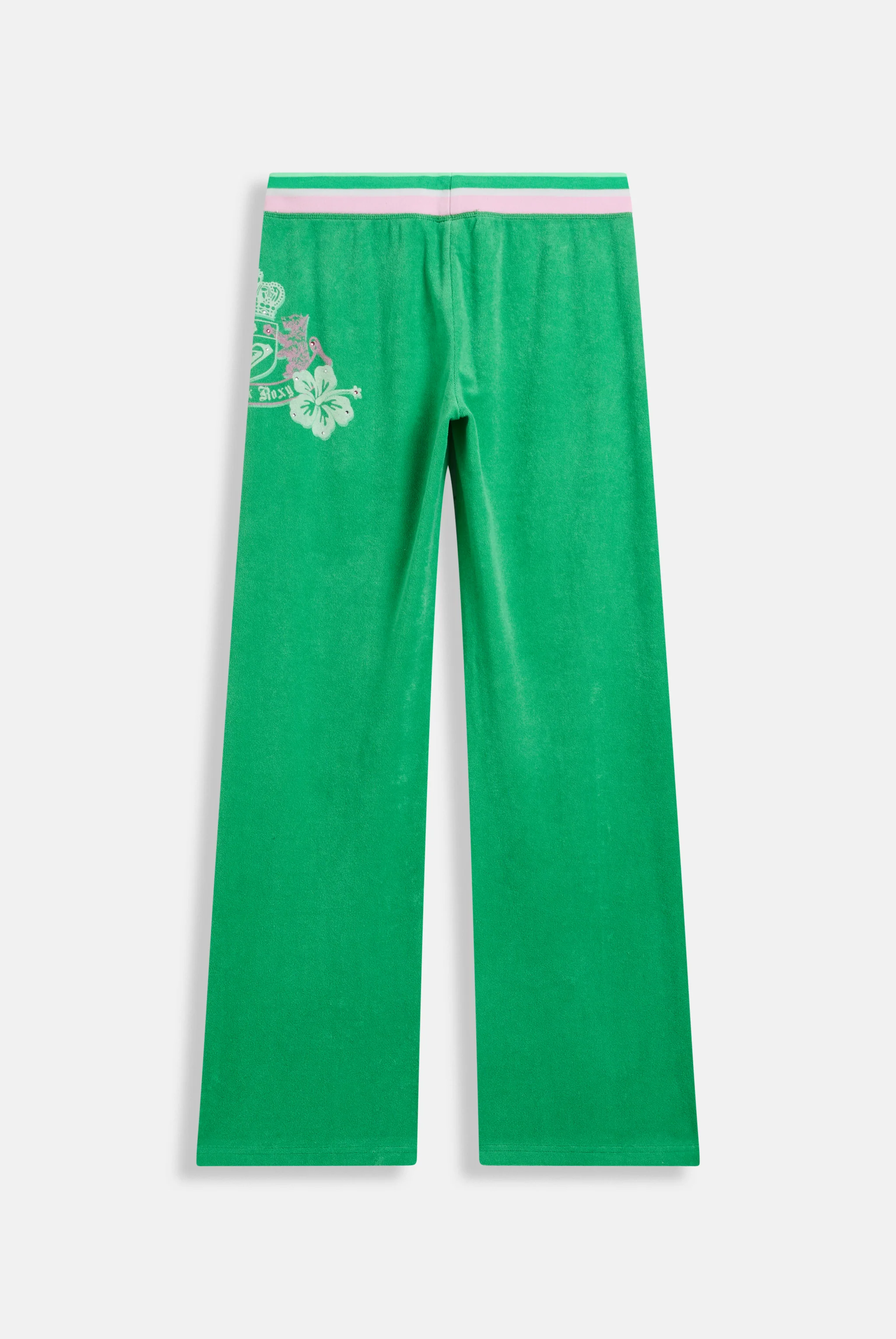 ISLAND GREEN ROXY x JUICY COUTURE TERRY TOWELLING OG STRAIGHT BOTTOM - Image 9