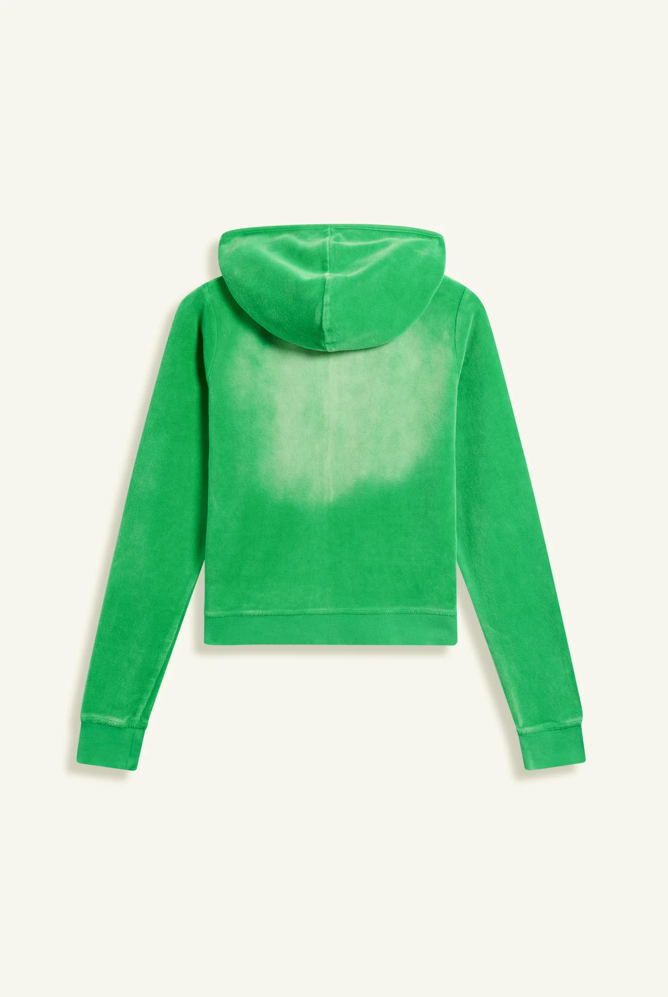 JOLLY GREEN COTTON VELOUR WASHED FITTED HOODIE - Image 9