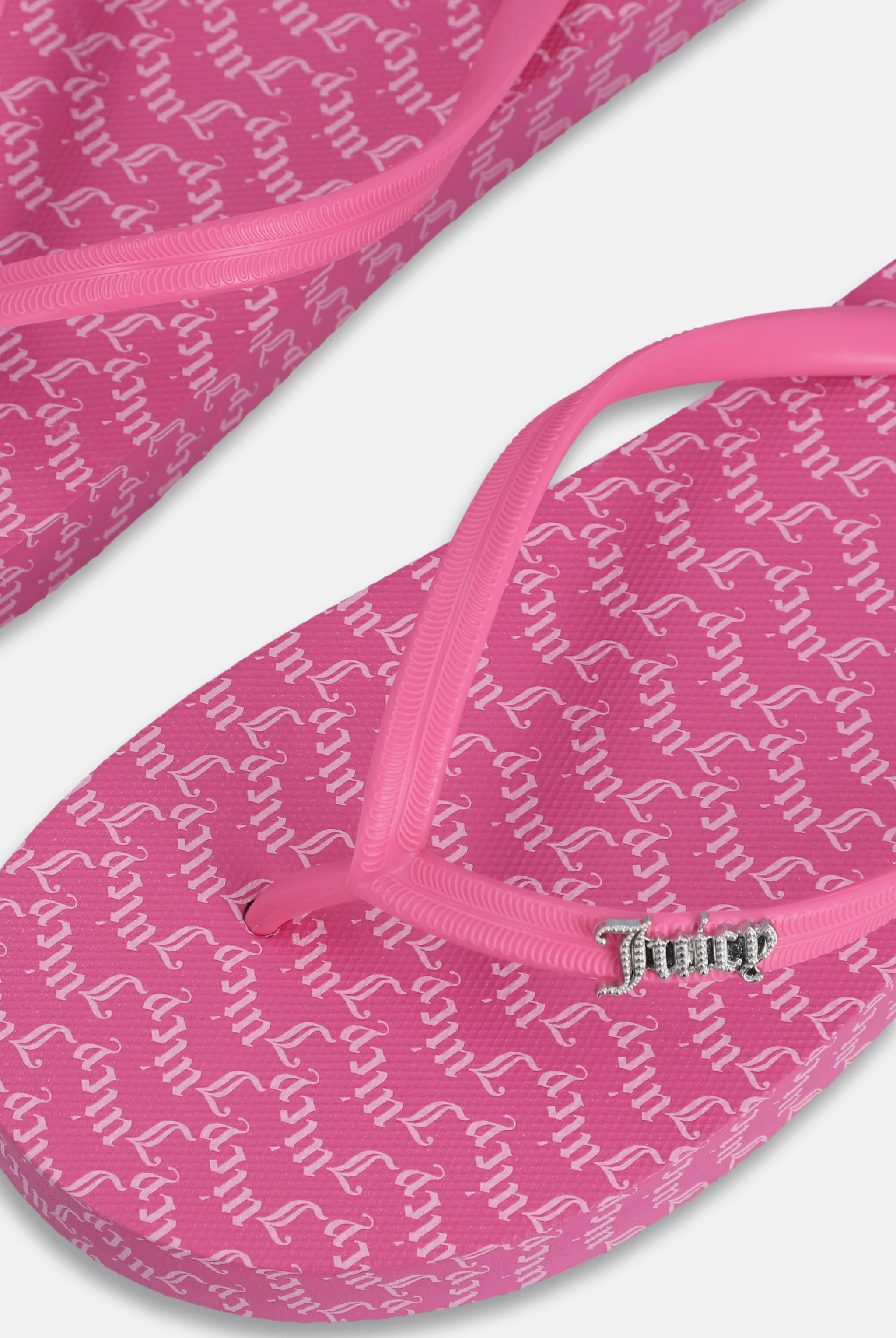 PINK JUICY LOGO PRINT FLIP FLOP - Image 4