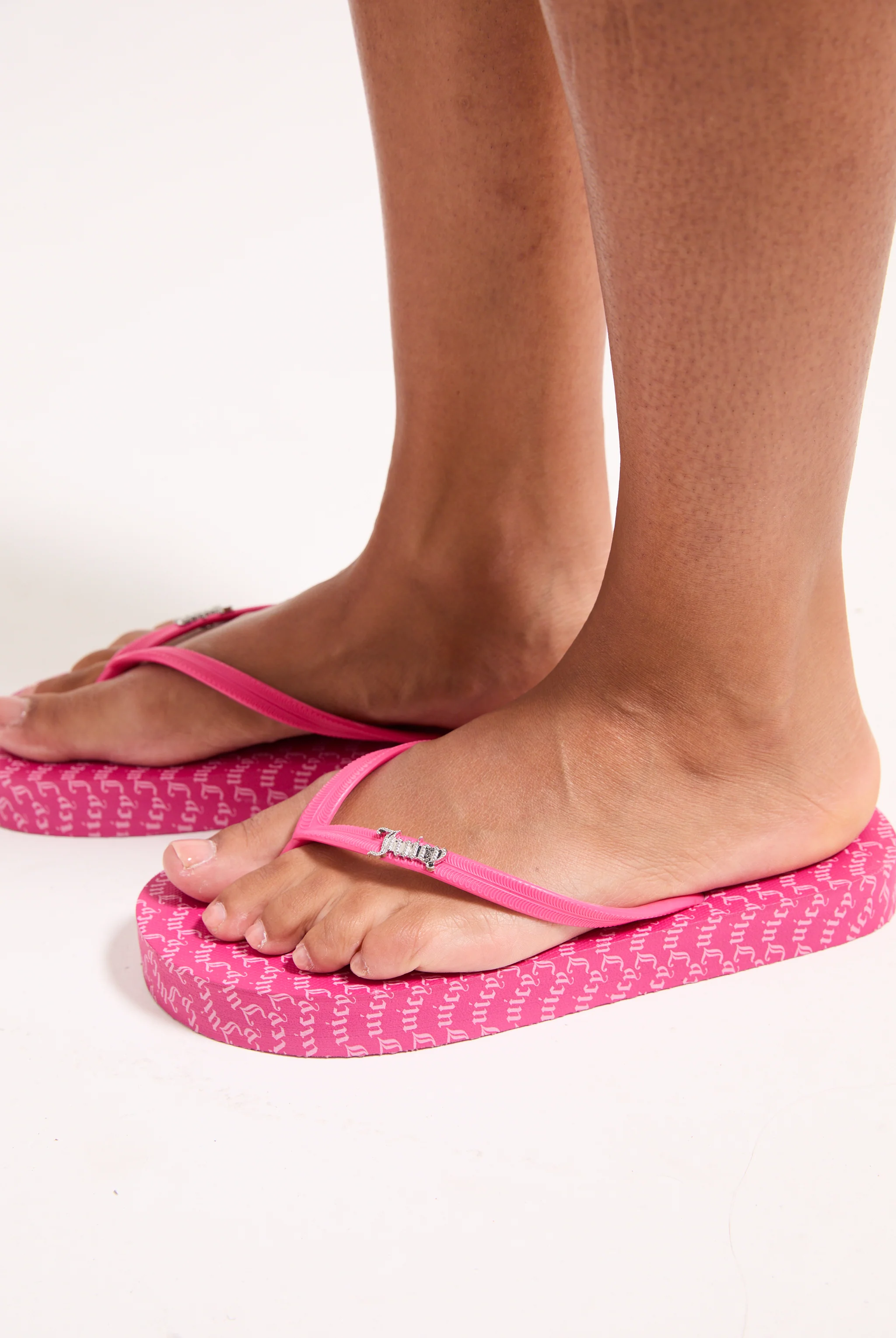PINK JUICY LOGO PRINT FLIP FLOP - Image 7