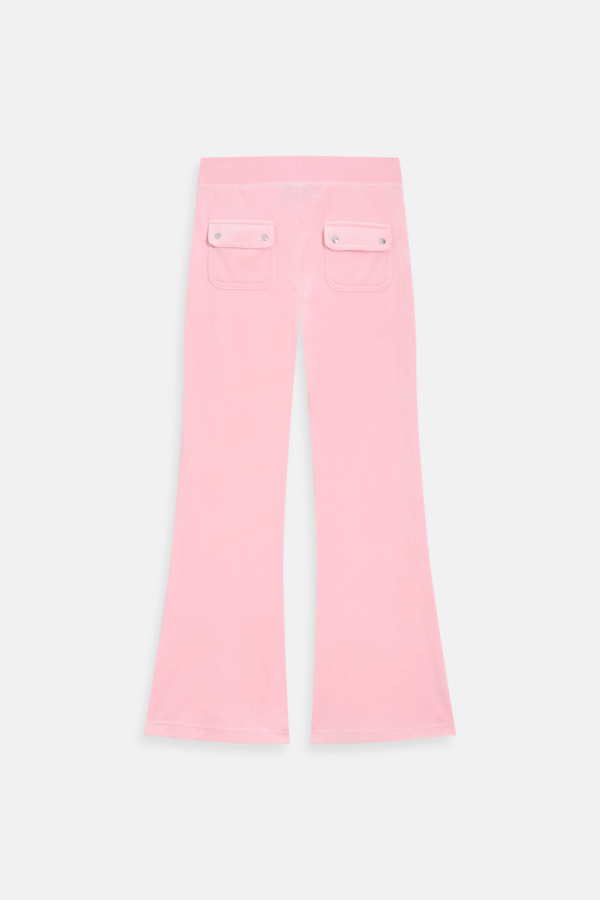 JUICY PINK LOW RISE FLARE CLASSIC VELOUR TRACK PANT - Image 4