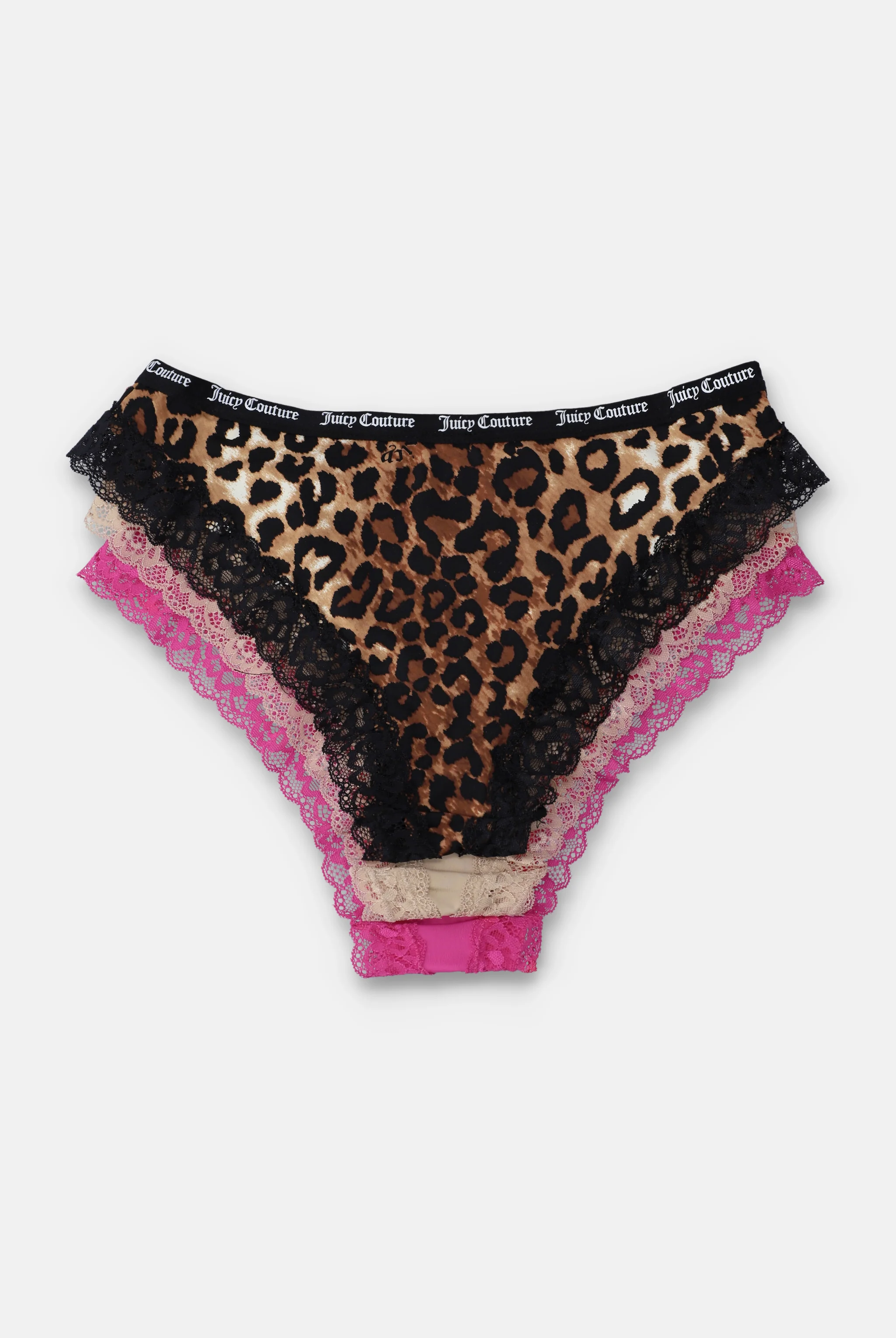 3 MICROFIBER LACE TRIM BRIEFS - Image 3