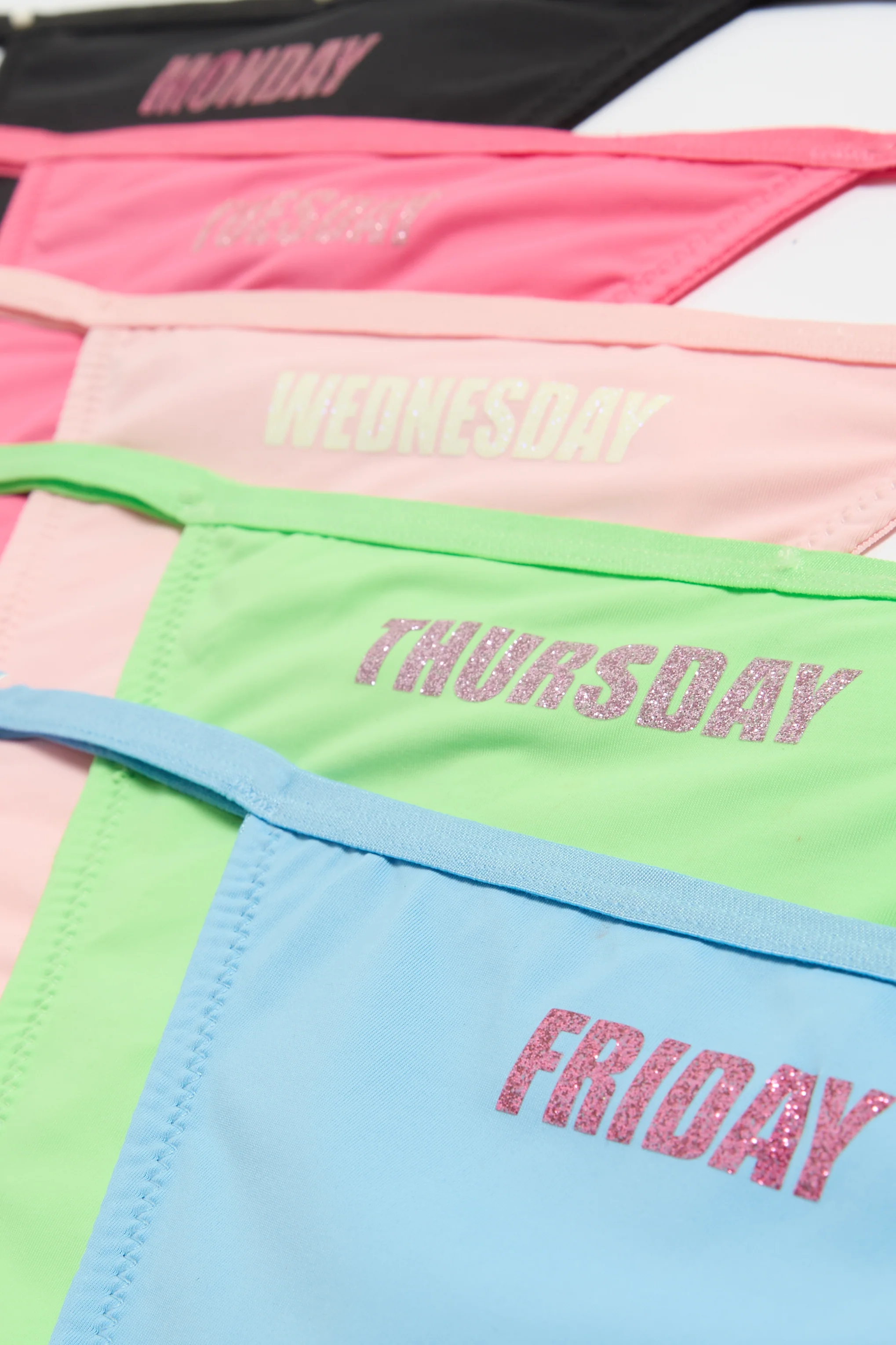 5 PACK IMPACT LOGO MON-FRI THONGS - Image 3