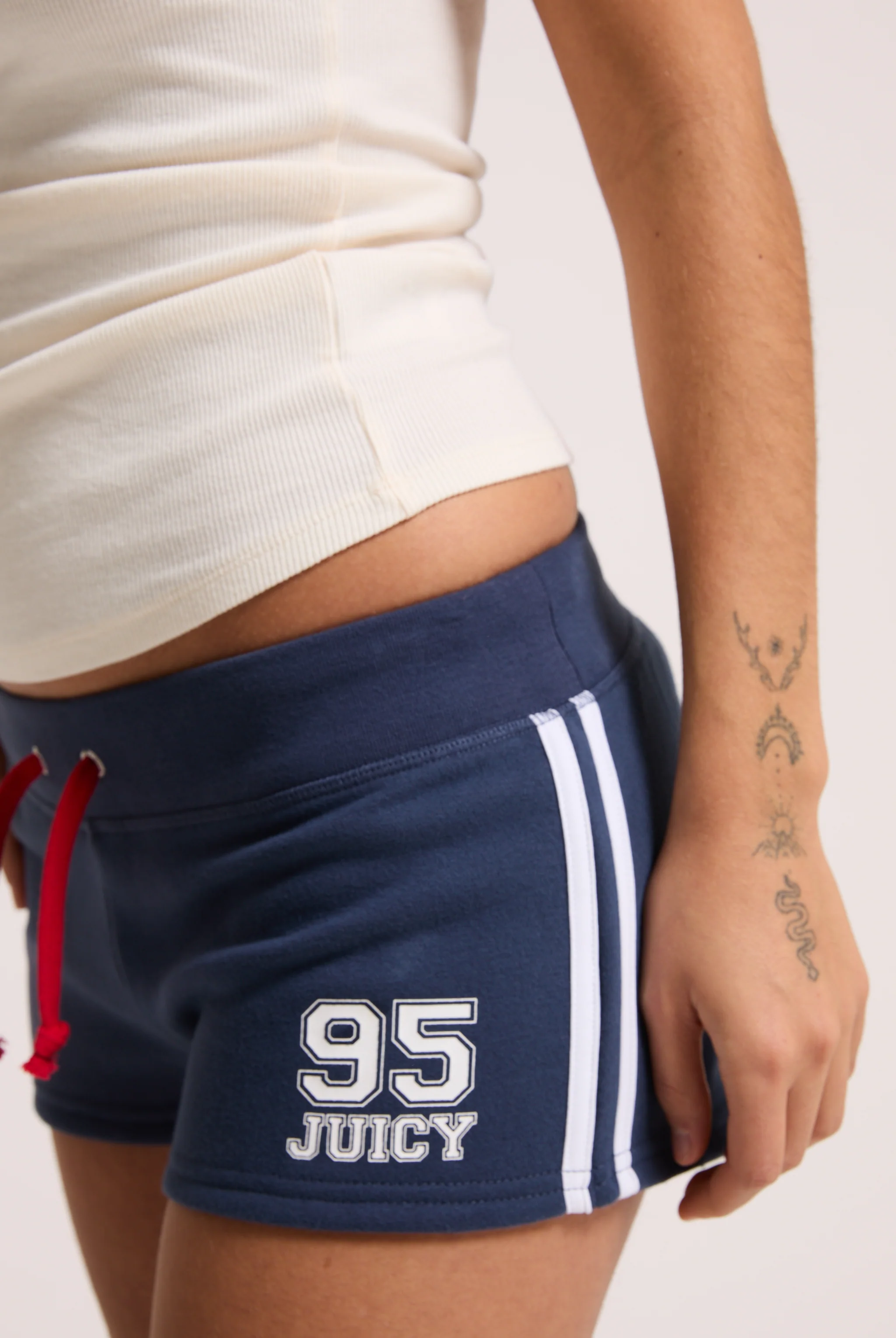 MOOD INDIGO FLEECE BOOTY SHORTS - Image 5