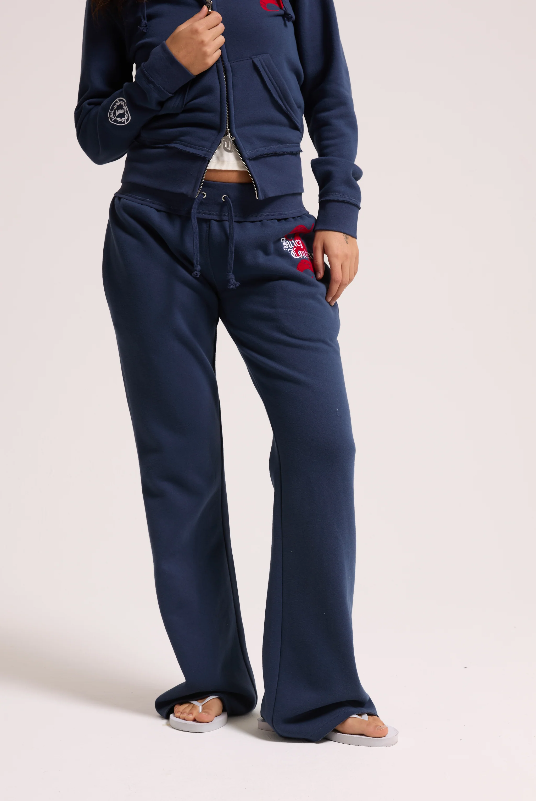 MOOD INDIGO RELAXED FIT FLARE FLEECE TRACKPANT - Image 8