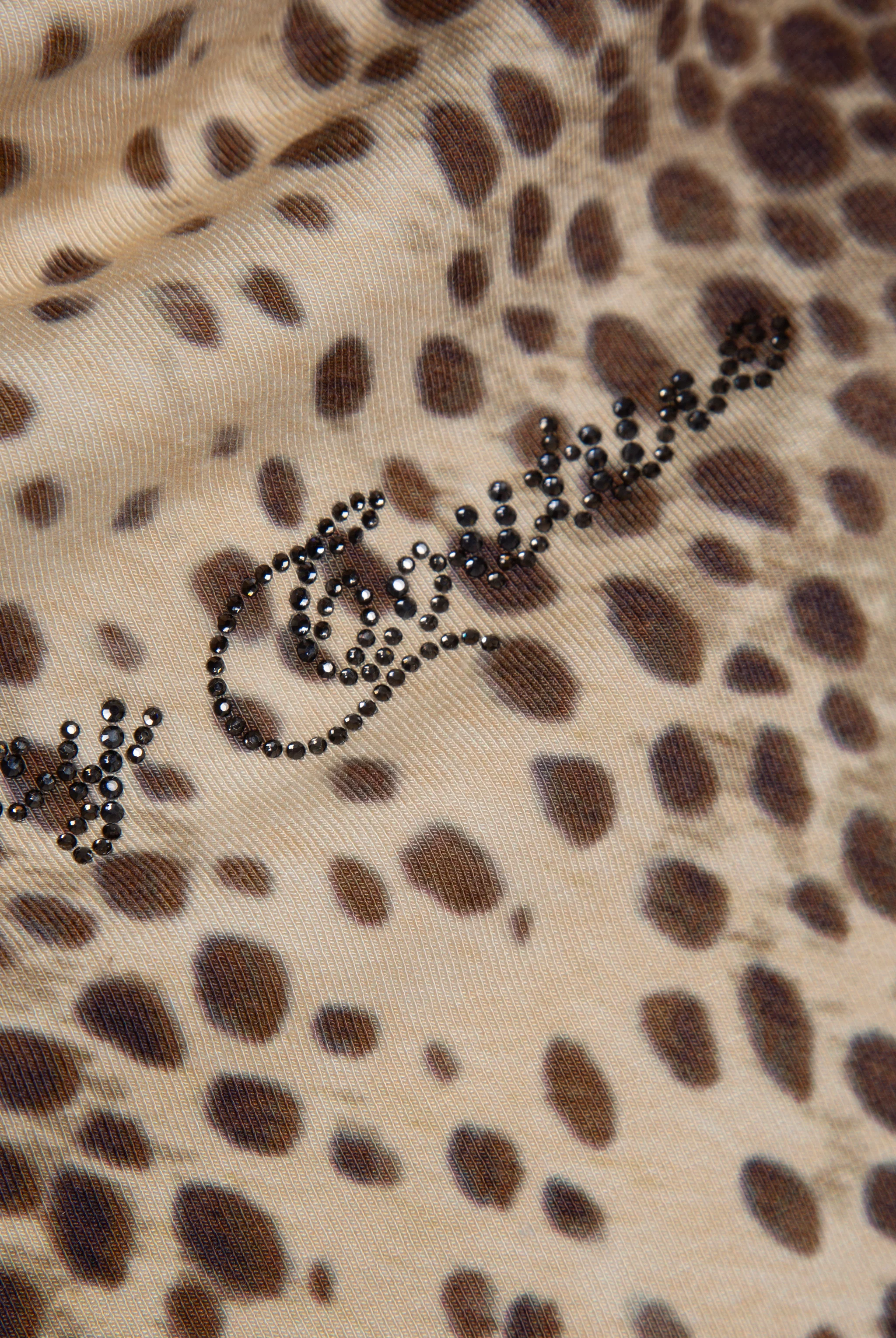 NATURAL LEOPARD PRINT OFF THE SHOULDER TOP - Image 10
