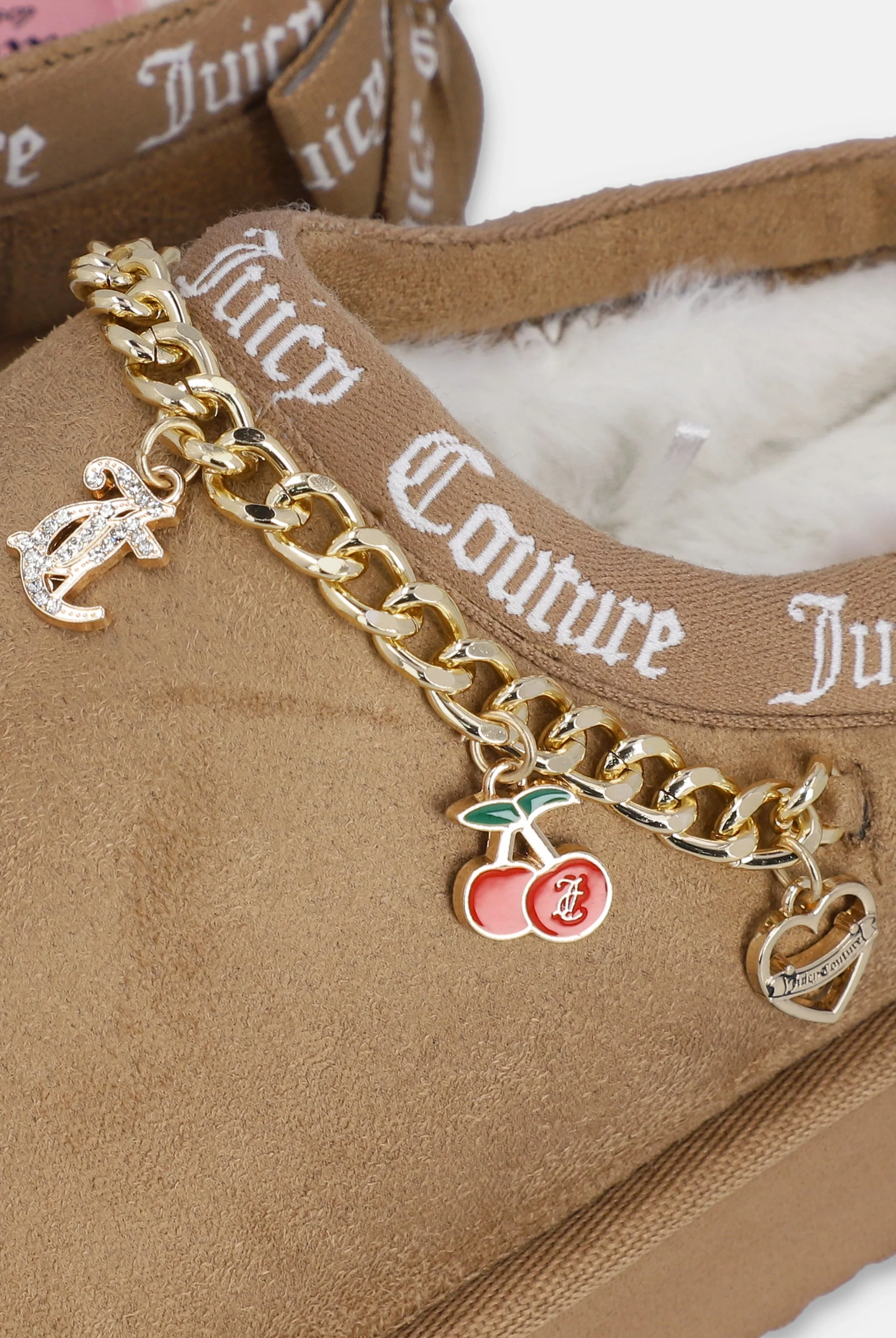 NATURAL GOLD CHARM COZY SLIPPERS - Image 3