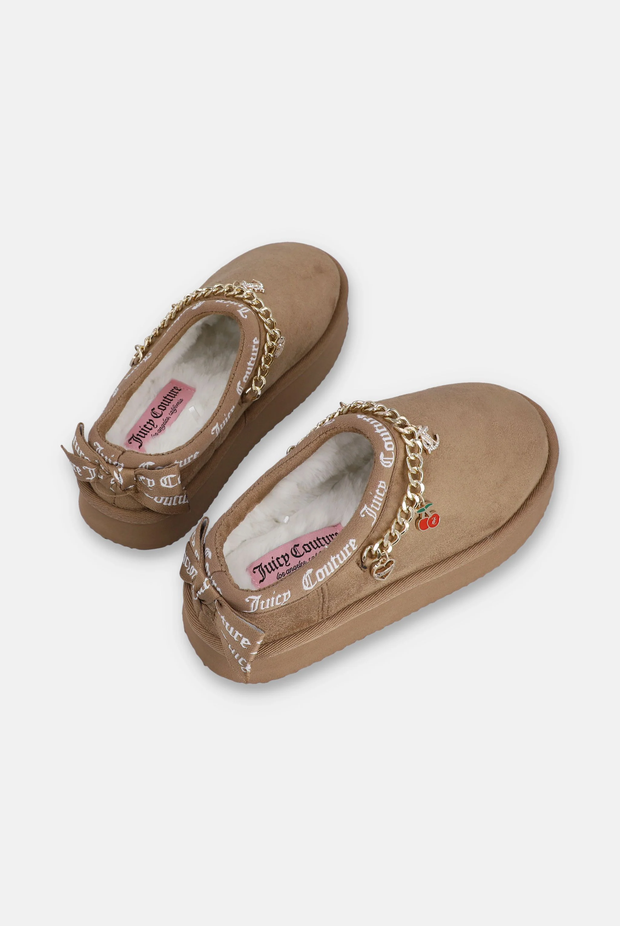 NATURAL GOLD CHARM COZY SLIPPERS - Image 4