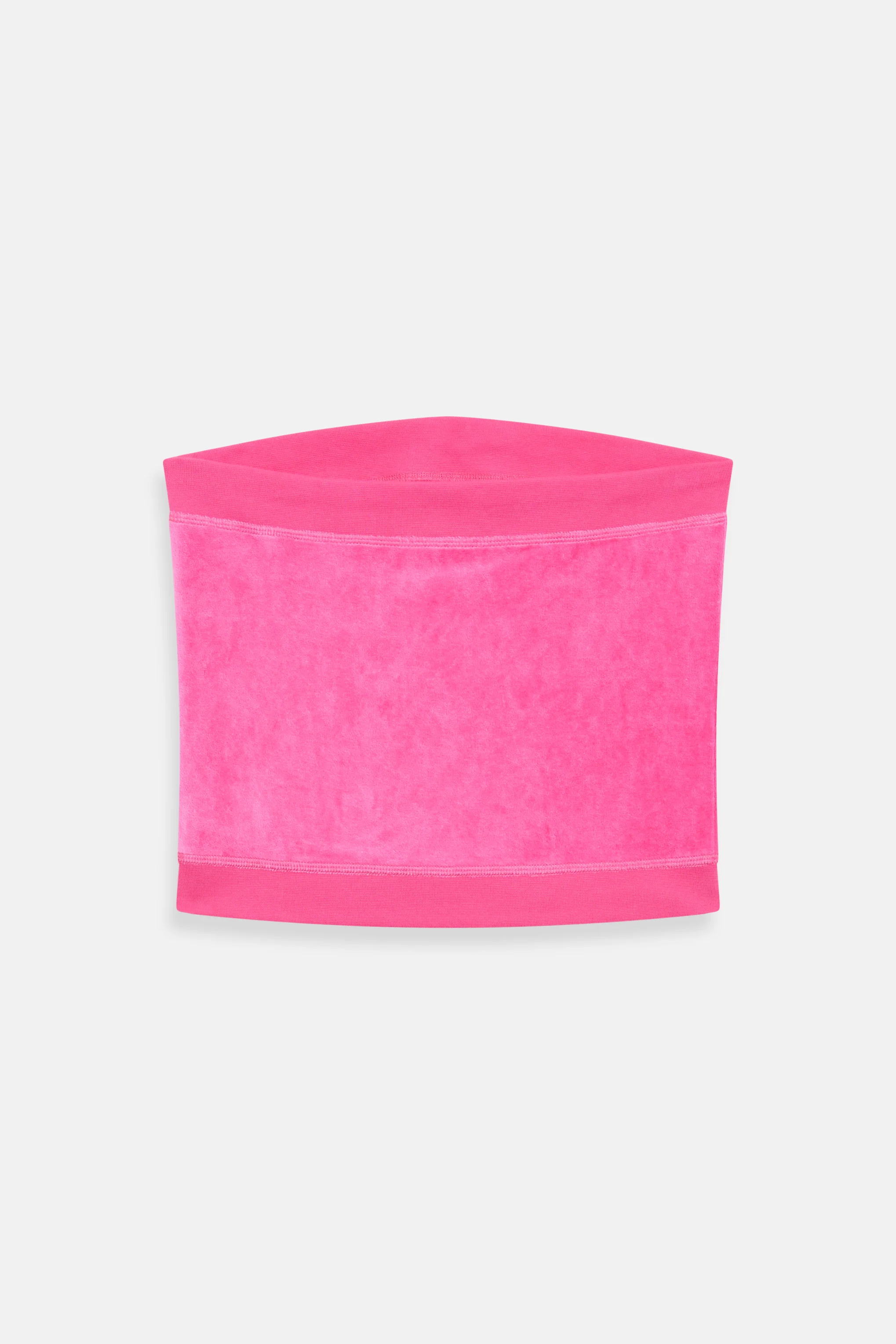 NOSTALGIA PINK BAMBOO VELOUR HERITAGE TUBE TOP - Image 5