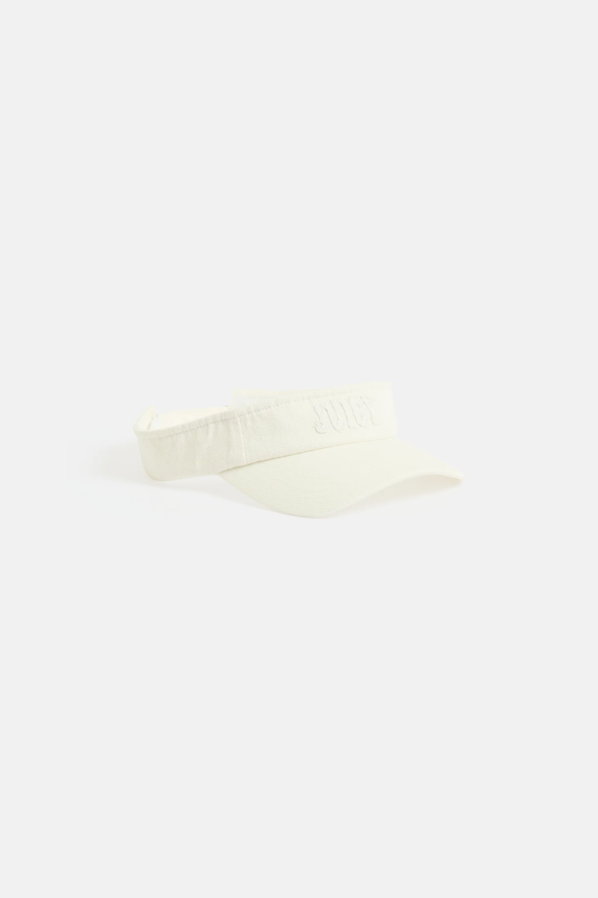 CREAM DENIM VISOR - Image 2