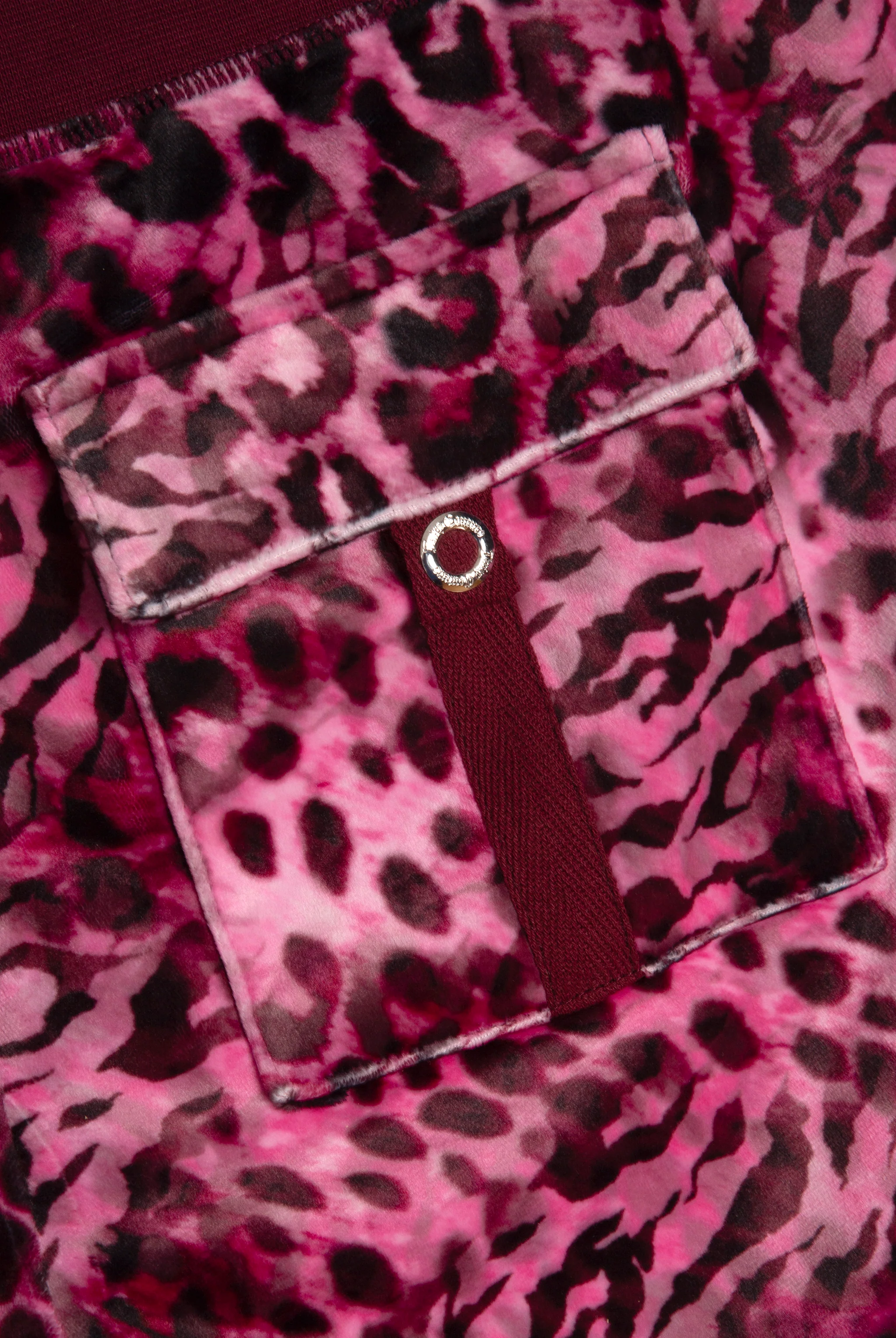 PINK LEOPARD PRINT POCKETED TRACKSUIT BOTTOM - Image 6