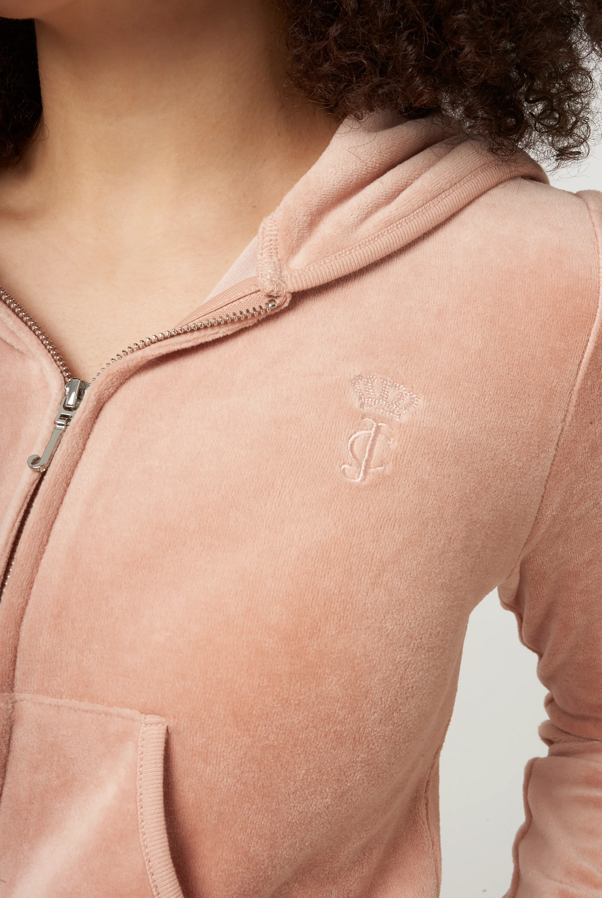ROSE DUST BAMBOO VELOUR HERITAGE HOODIE - Image 4