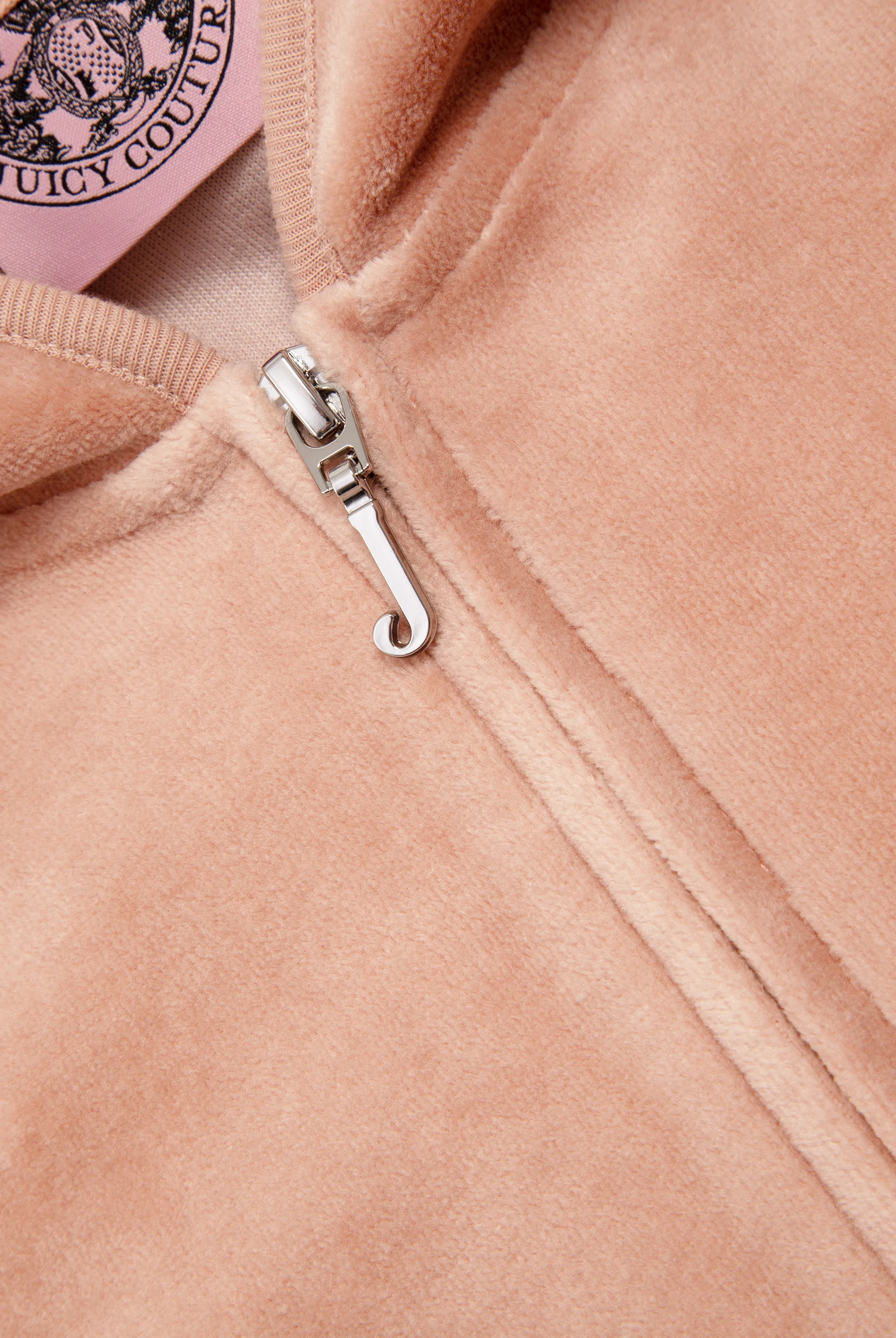 ROSE DUST BAMBOO VELOUR HERITAGE HOODIE - Image 6
