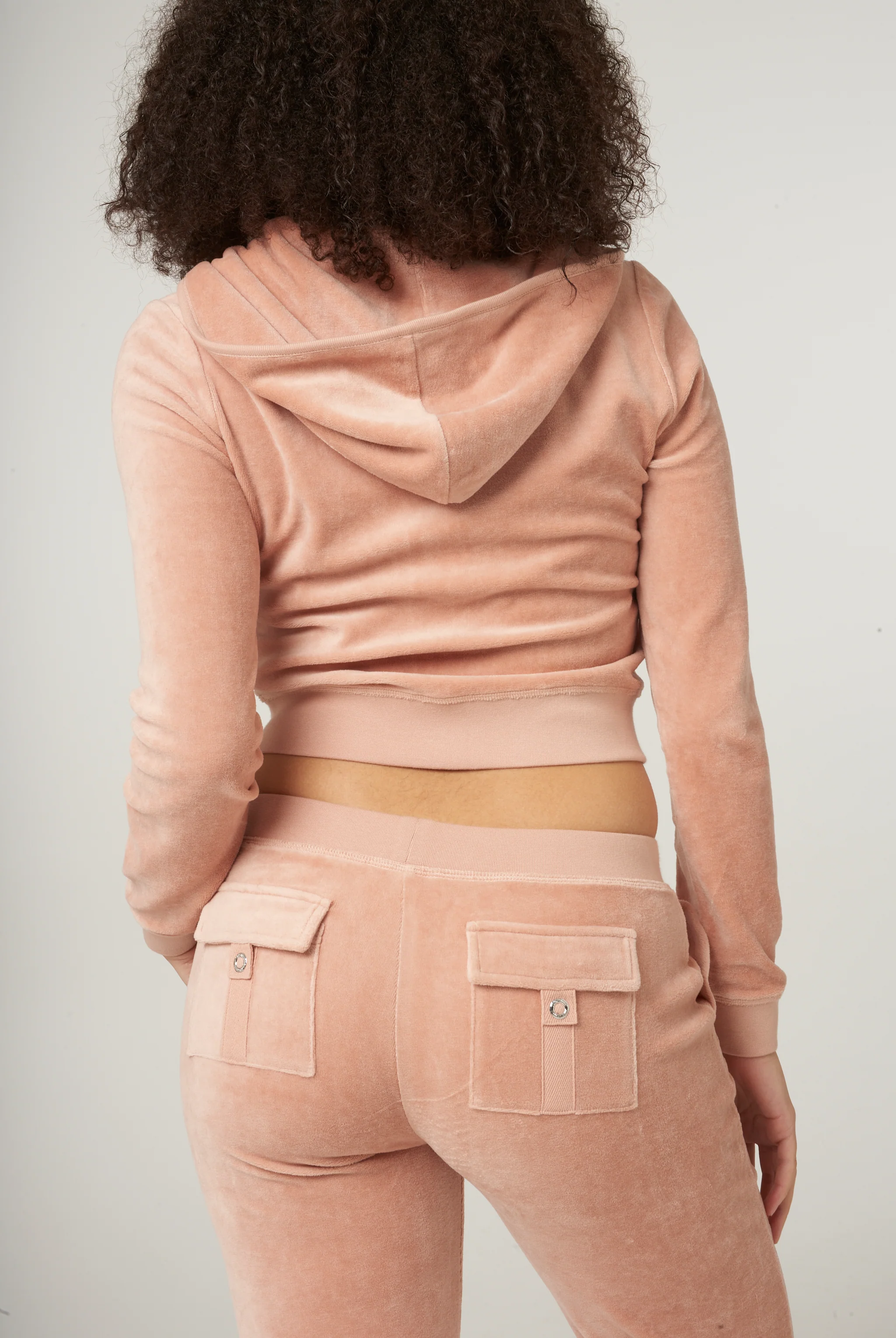 ROSE DUST BAMBOO VELOUR HERITAGE HOODIE - Image 7