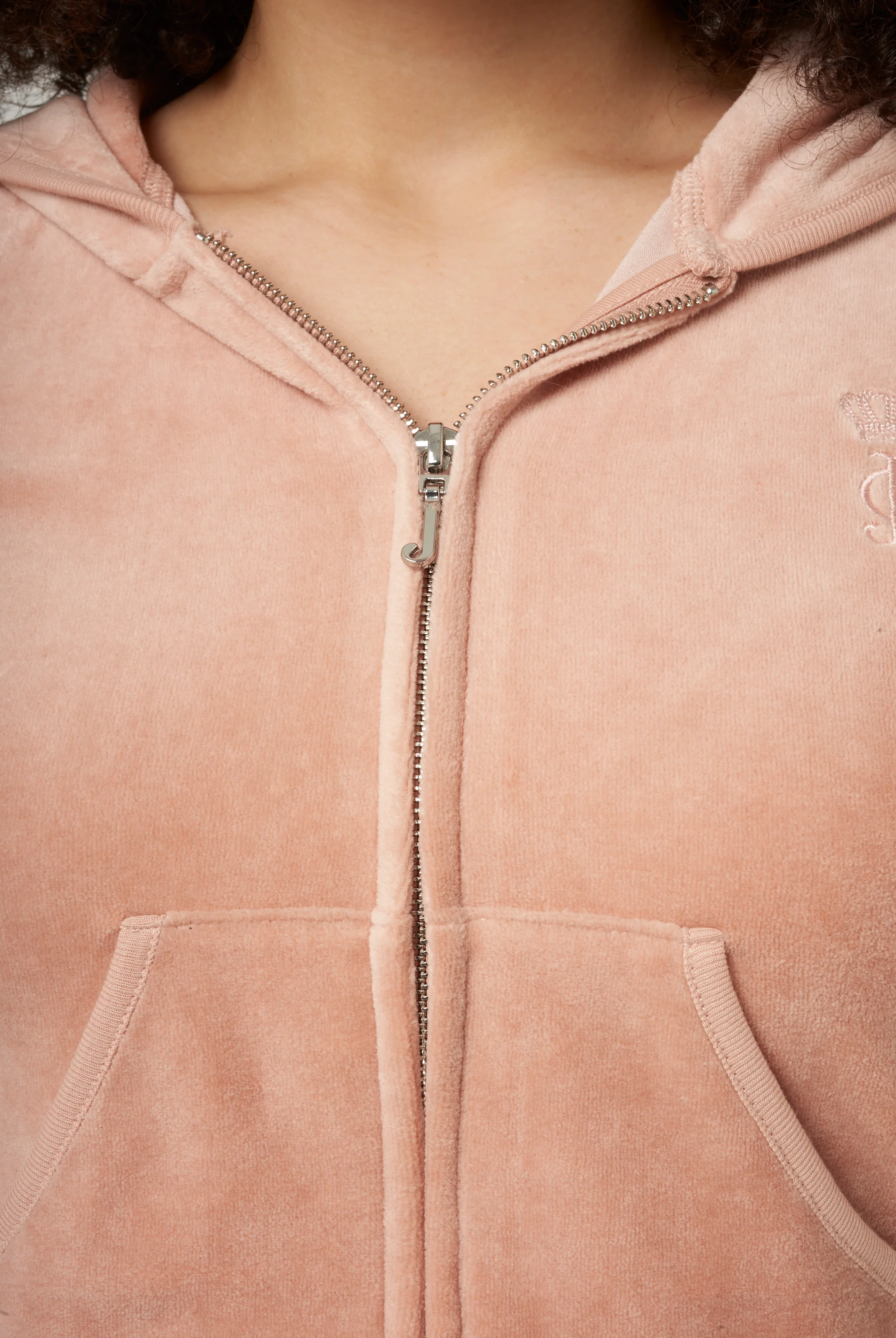 ROSE DUST BAMBOO VELOUR HERITAGE HOODIE - Image 8