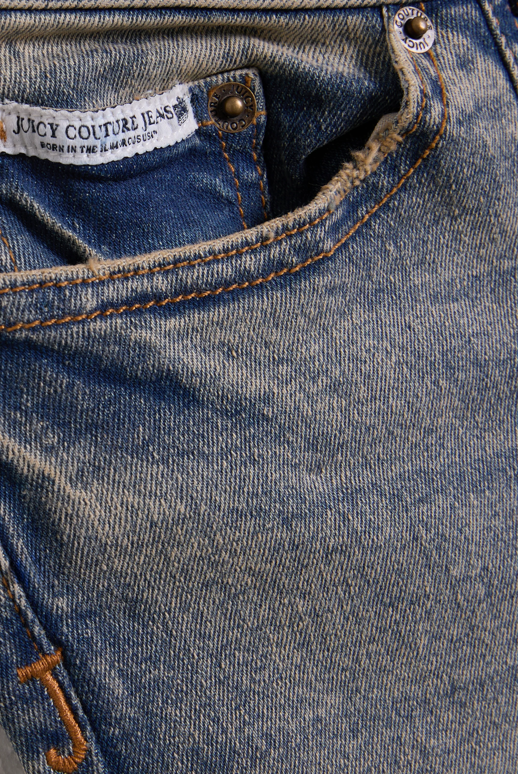 VINTAGE WASH LOW RISE FLARED EMBROIDERED JEANS - Image 12