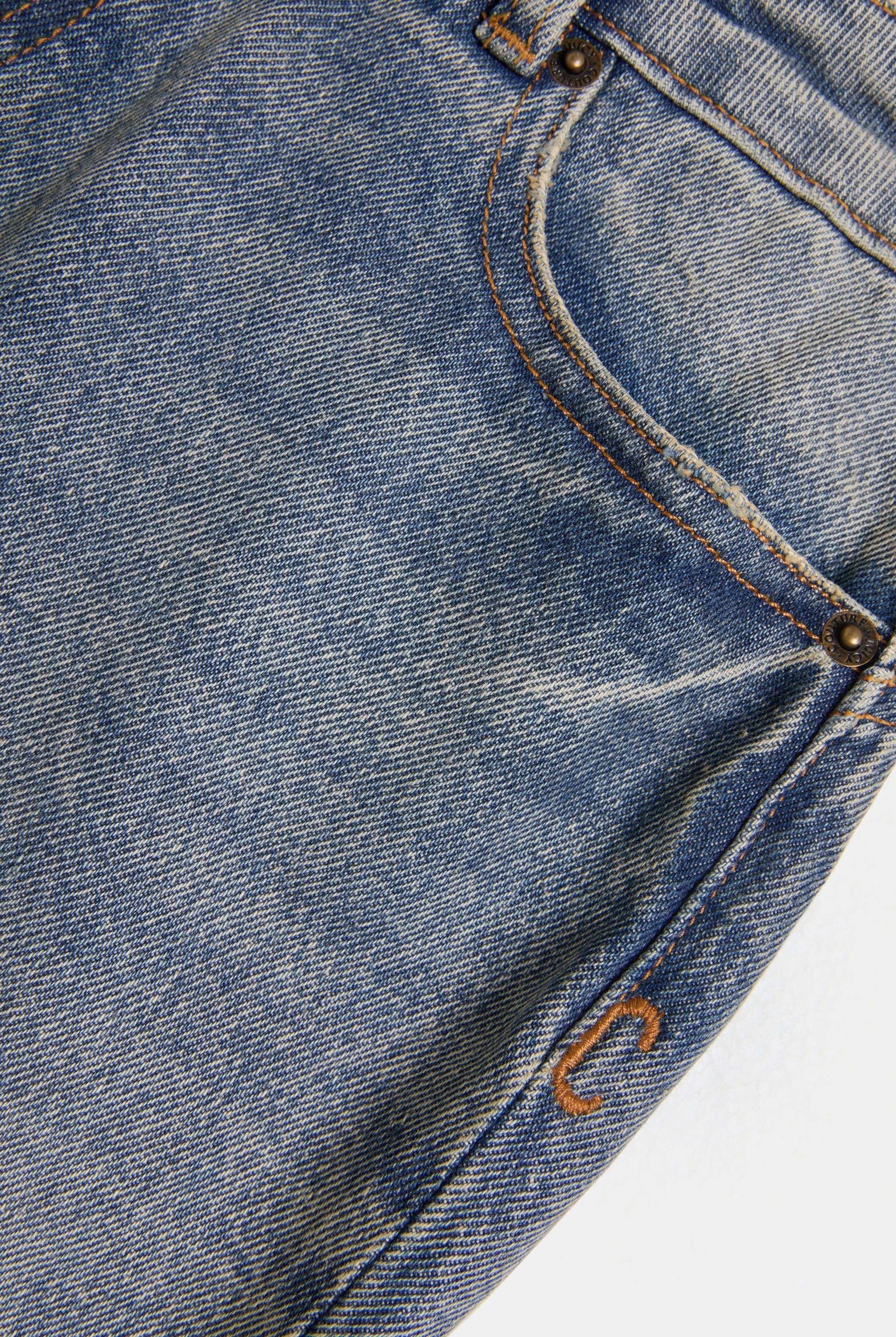 VINTAGE WASH DOG CREST BOOTCUT JEANS - Image 10