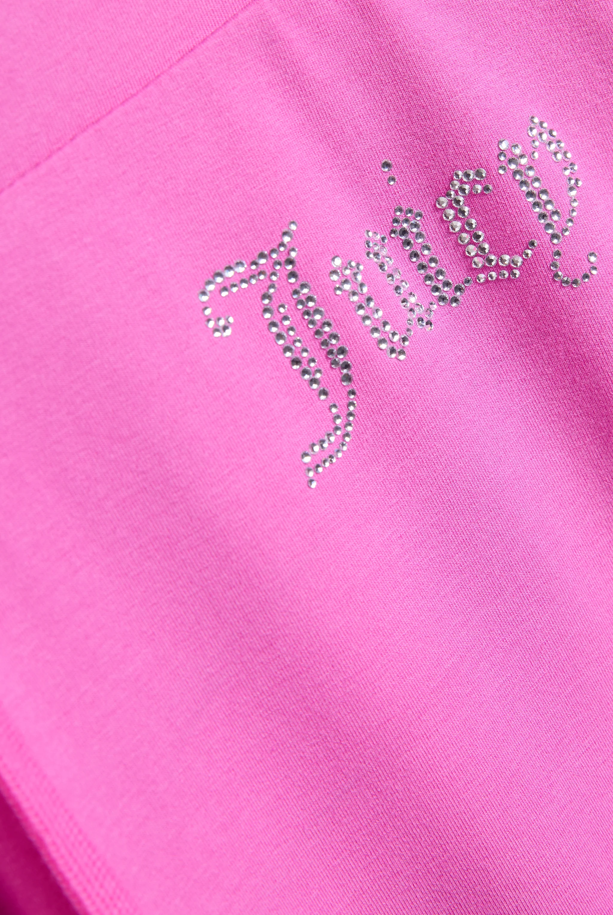 SUPER PINK DIAMANTÉ LUXURY JERSEY LOW RISE PANT - Image 10