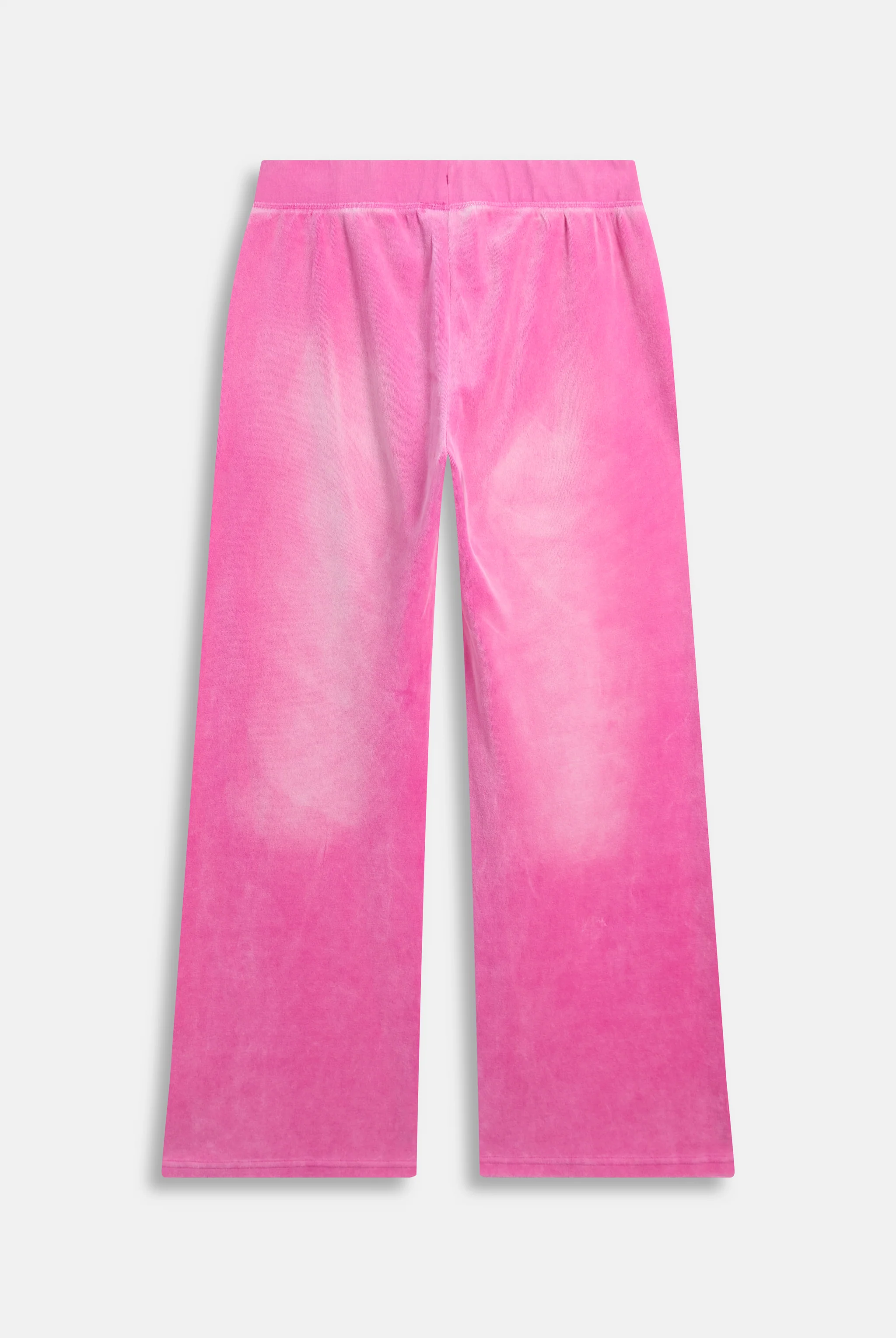 SUPER PINK COTTON VELOUR WASHED OG STRAIGHT TRACKPANT - Image 4