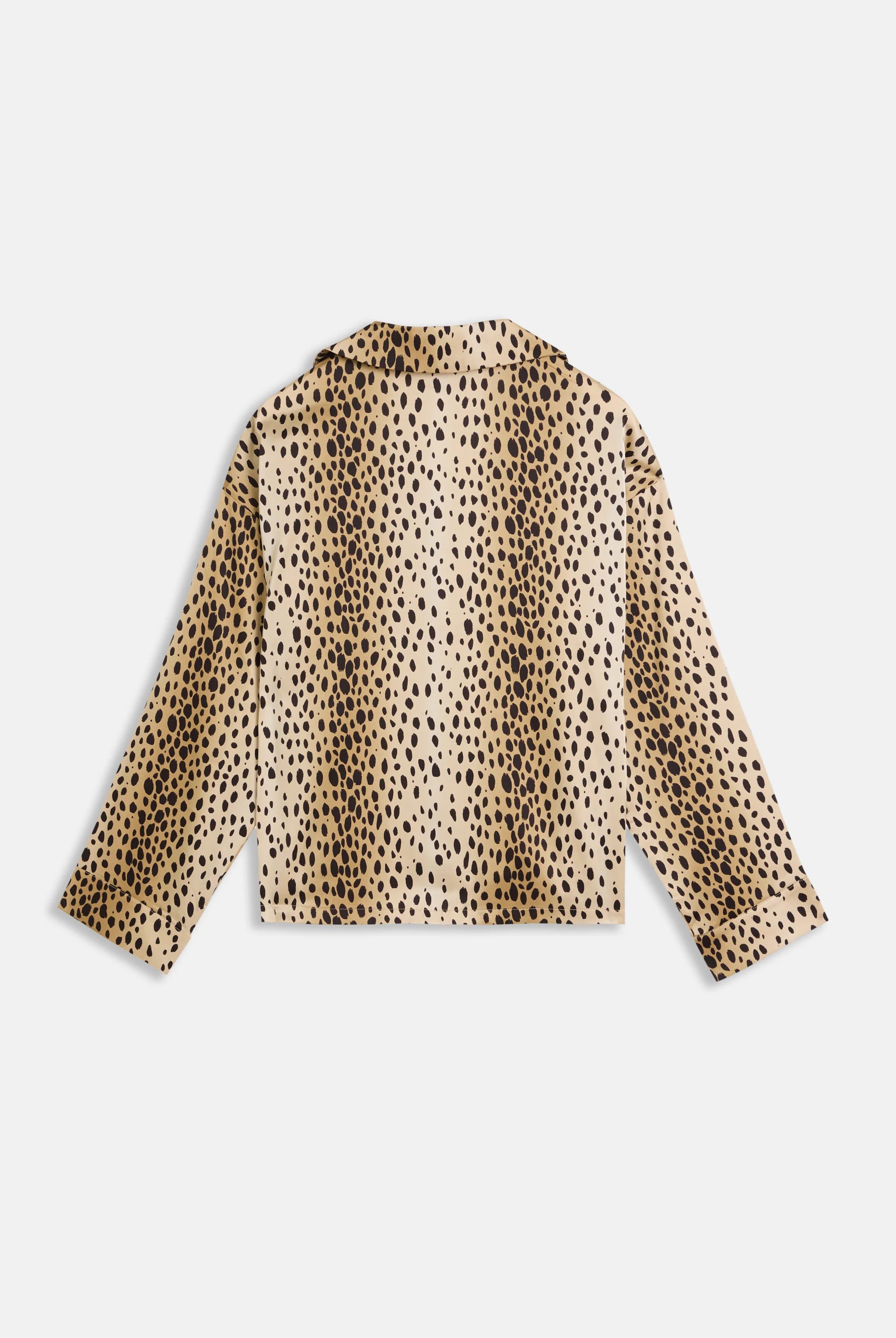 CHEETAH SATIN SHIRT PYJAMA SET - Image 11