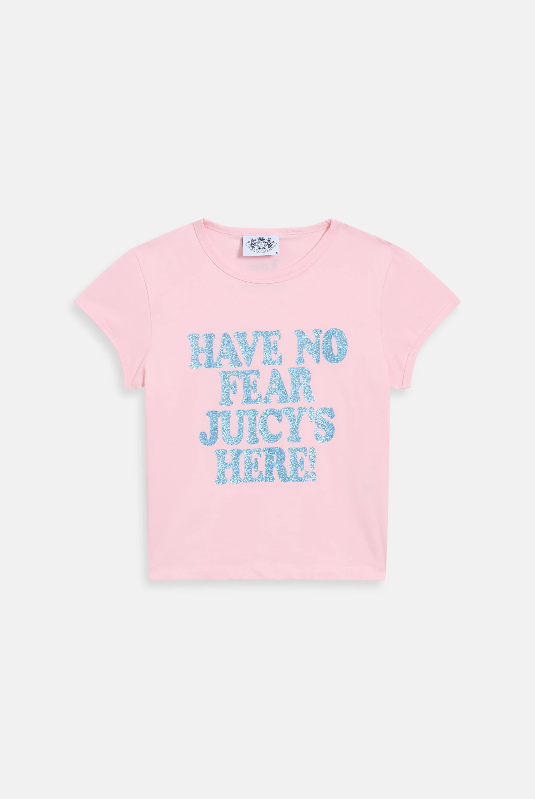 THE ICONS | JUICY PINK 'HAVE NO FEAR' BABY TEE