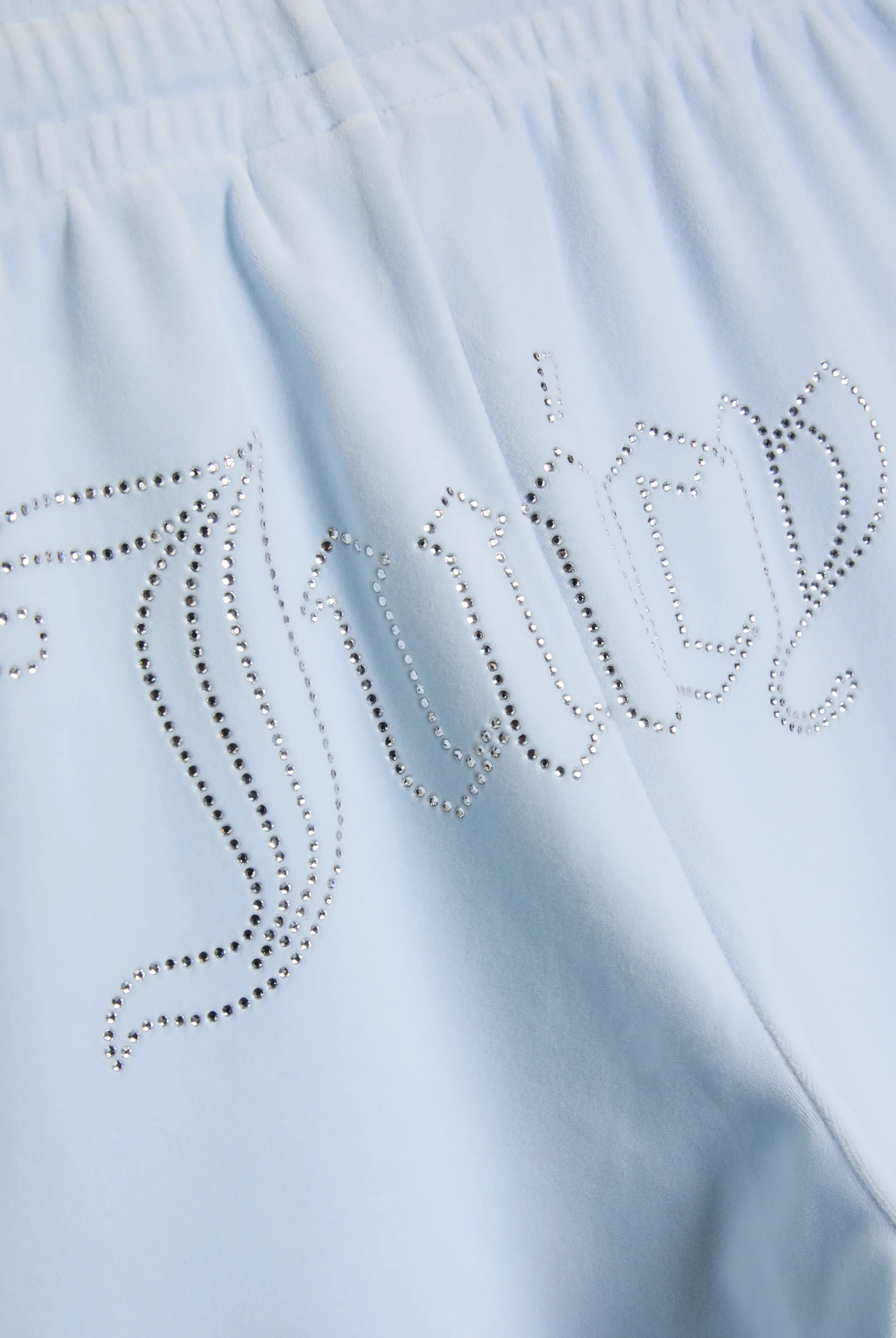 NANTUCKET BREEZE VELOUR OUTLINE DIAMANTÉ TRACKSUIT BOTTOM - Image 7