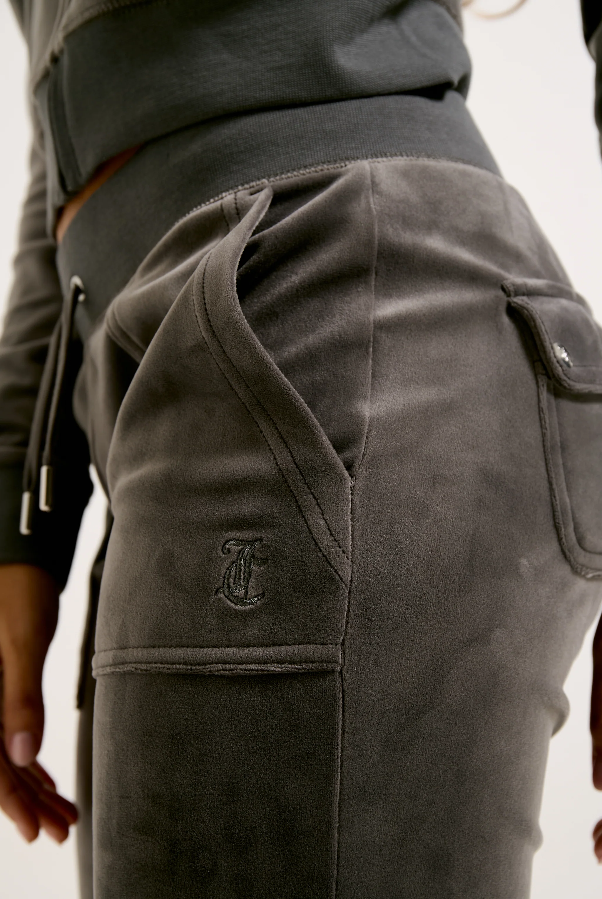 TOP HAT CLASSIC VELOUR DEL RAY POCKETED BOTTOMS - Image 3