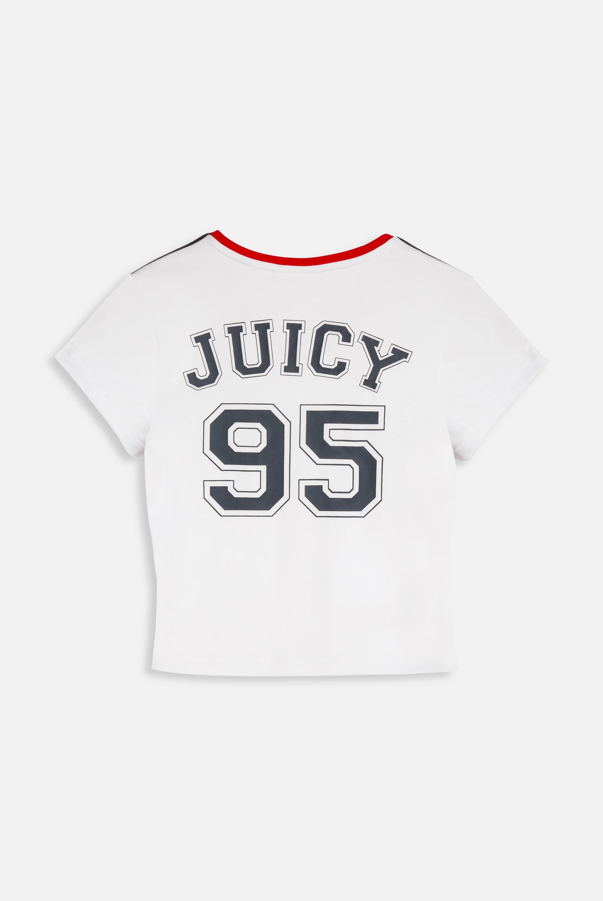 WHITE JUICY WAG V NECK T-SHIRT - Image 9